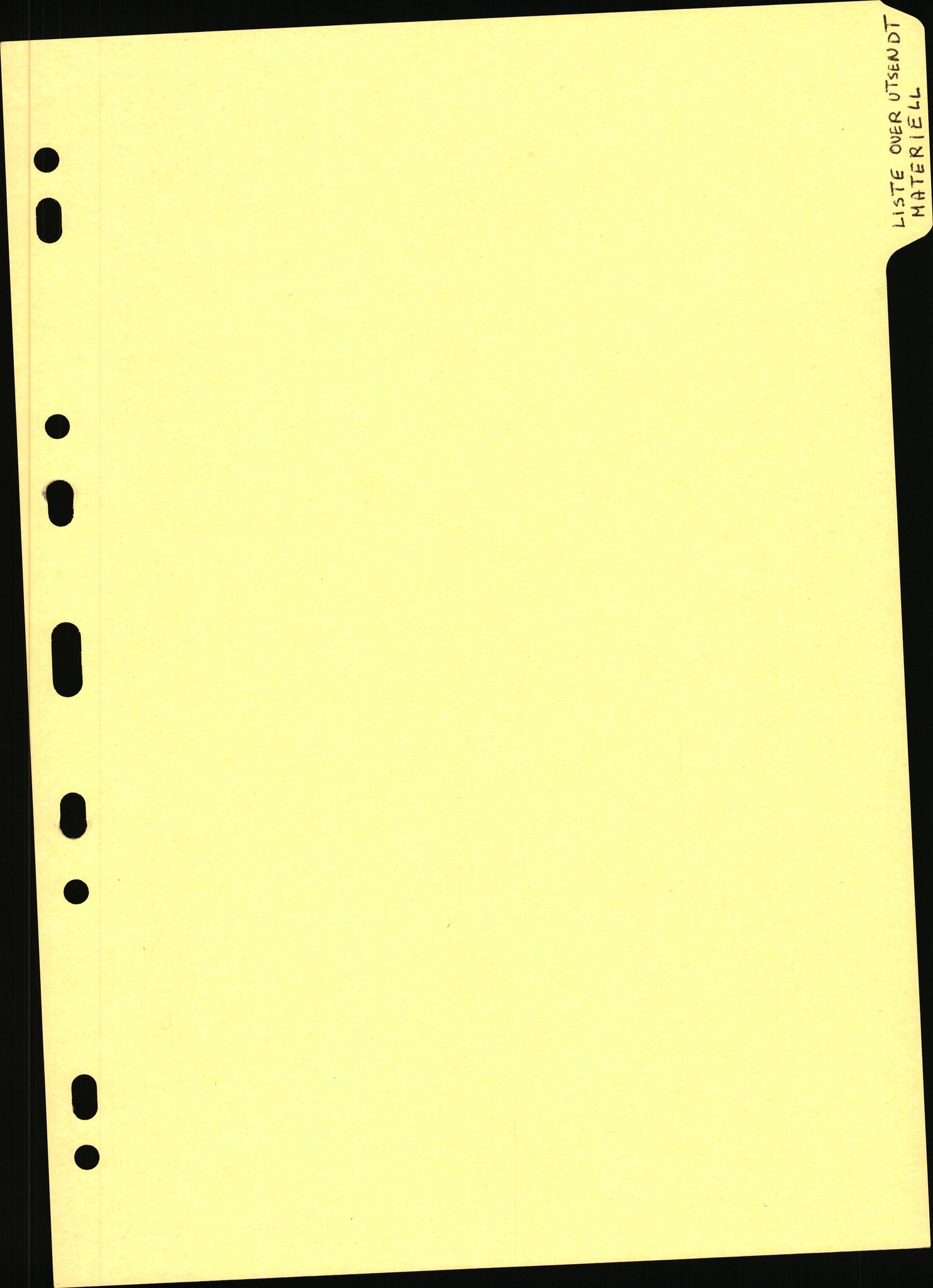 Rikstrygdeverket, Administrasjonsavdelingen, RA/S-4503/1/X/Xd/Xda/L0121: Lister utsendte meldinger, brosjyrer og forskrifter, 1974-2002, p. 1
