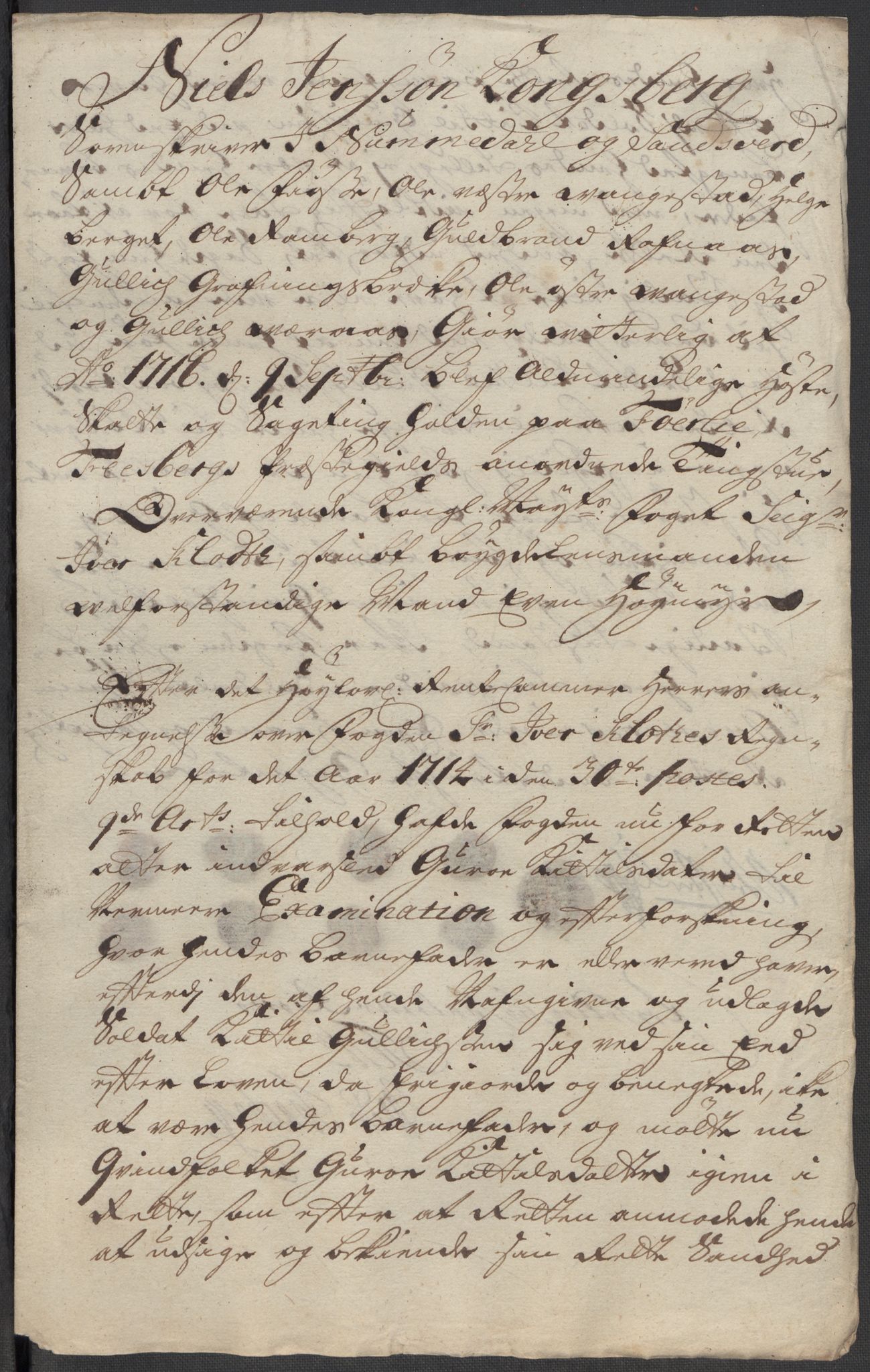 Rentekammeret inntil 1814, Reviderte regnskaper, Fogderegnskap, AV/RA-EA-4092/R24/L1590: Fogderegnskap Numedal og Sandsvær, 1714, p. 234