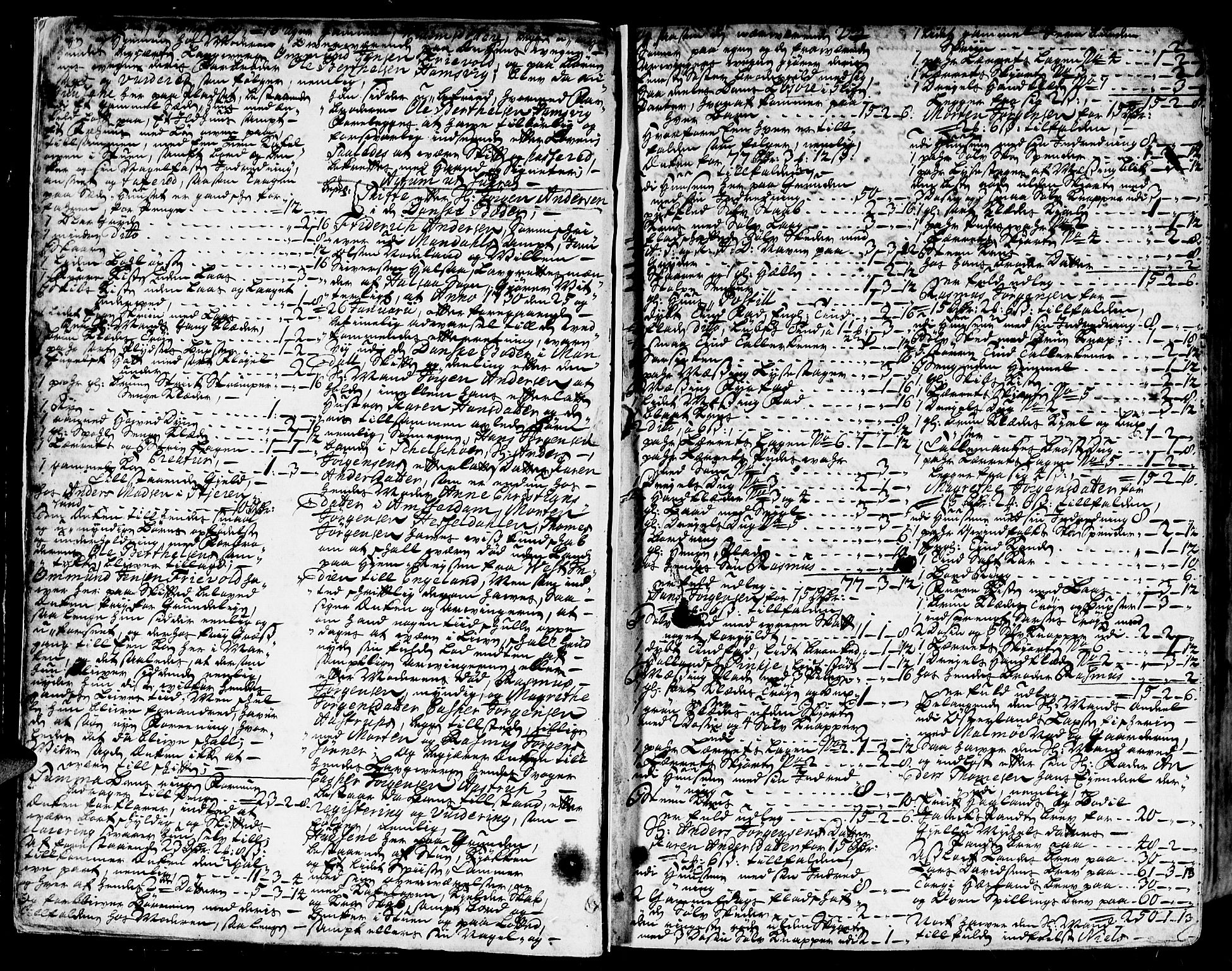 Mandal sorenskriveri, AV/SAK-1221-0005/001/H/Hc/L0017: Skifteprotokoll nr 7, 1730-1738, p. 8b-9a