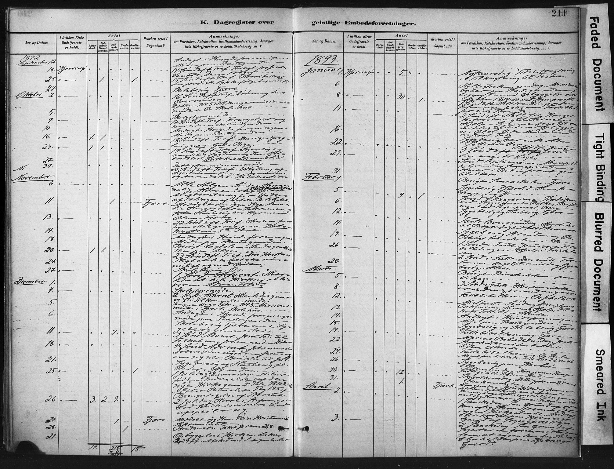 Ministerialprotokoller, klokkerbøker og fødselsregistre - Nordland, AV/SAT-A-1459/803/L0071: Parish register (official) no. 803A01, 1881-1897, p. 211