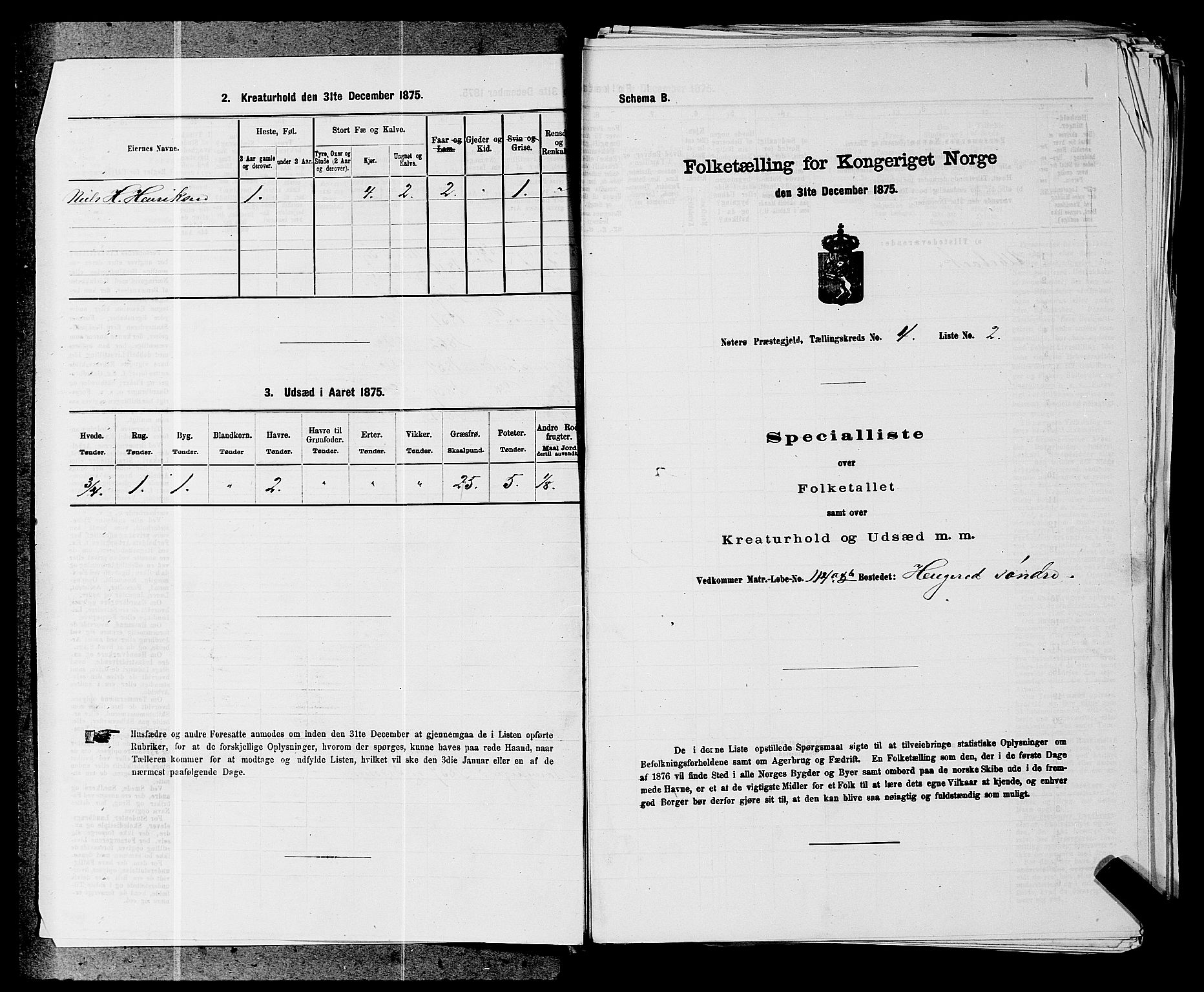 SAKO, 1875 census for 0722P Nøtterøy, 1875, p. 799