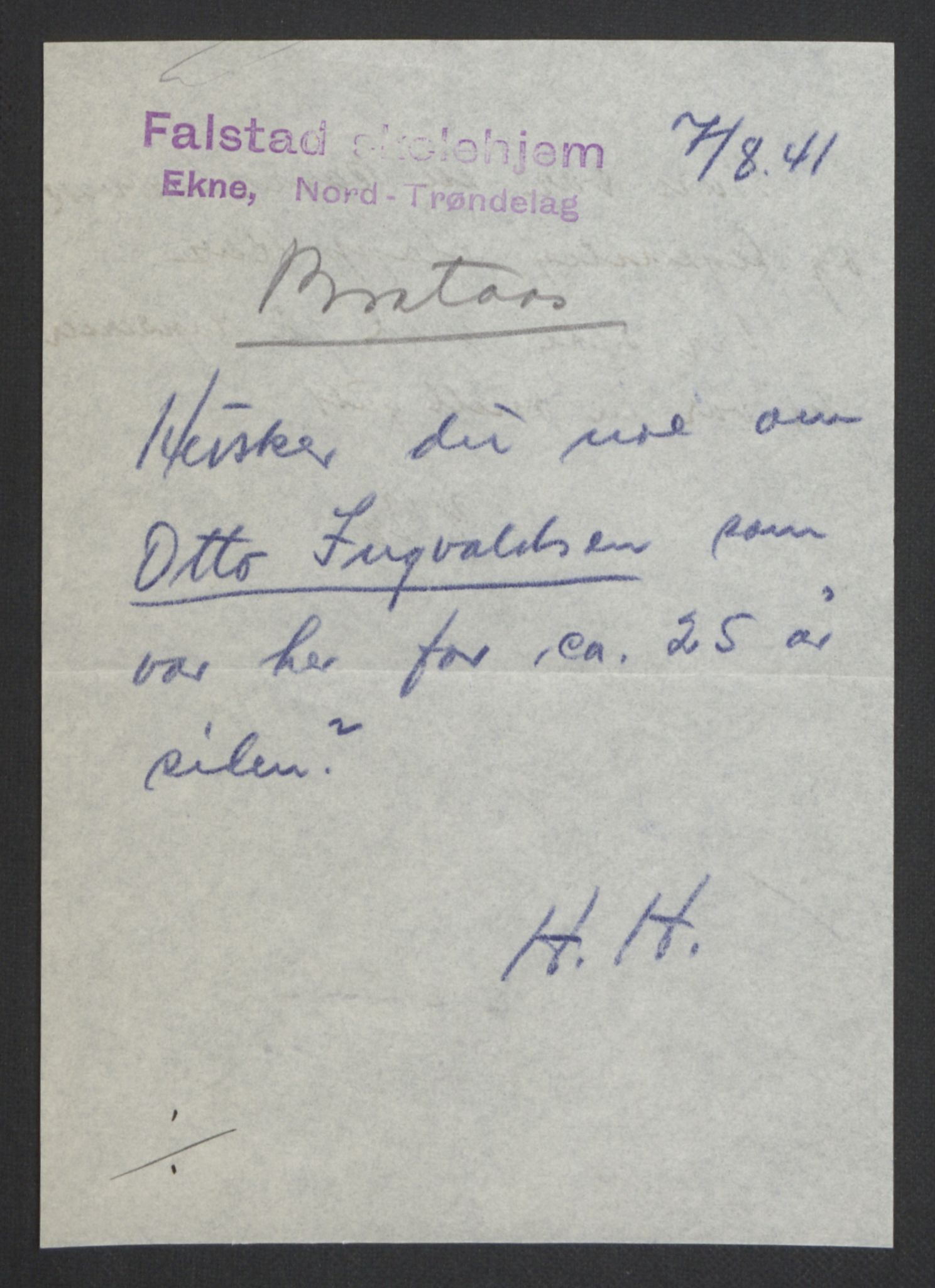 Falstad skolehjem, RA/S-1676/E/Eb/L0011: Elevmapper løpenr.. 240-260, 1911-1918, p. 242