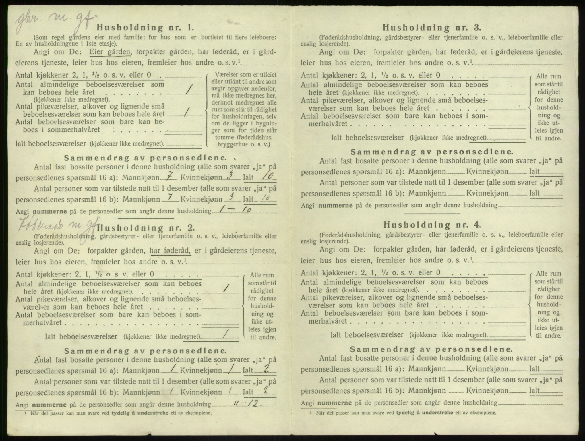 SAB, 1920 census for Jølster, 1920, p. 763