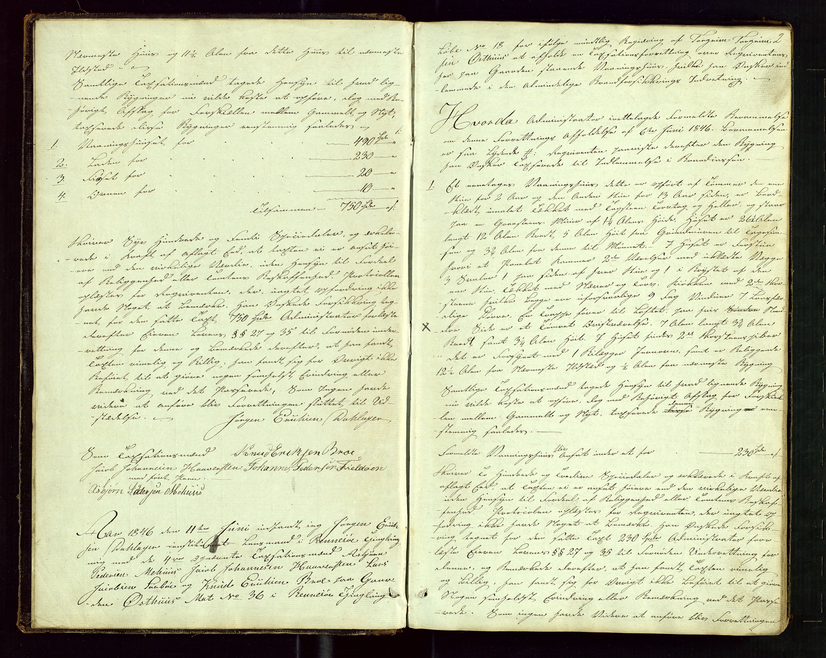 Rennesøy lensmannskontor, AV/SAST-A-100165/Goa/L0001: "Brandtaxations-Protocol for Rennesøe Thinglag", 1846-1923, p. 1b-2a