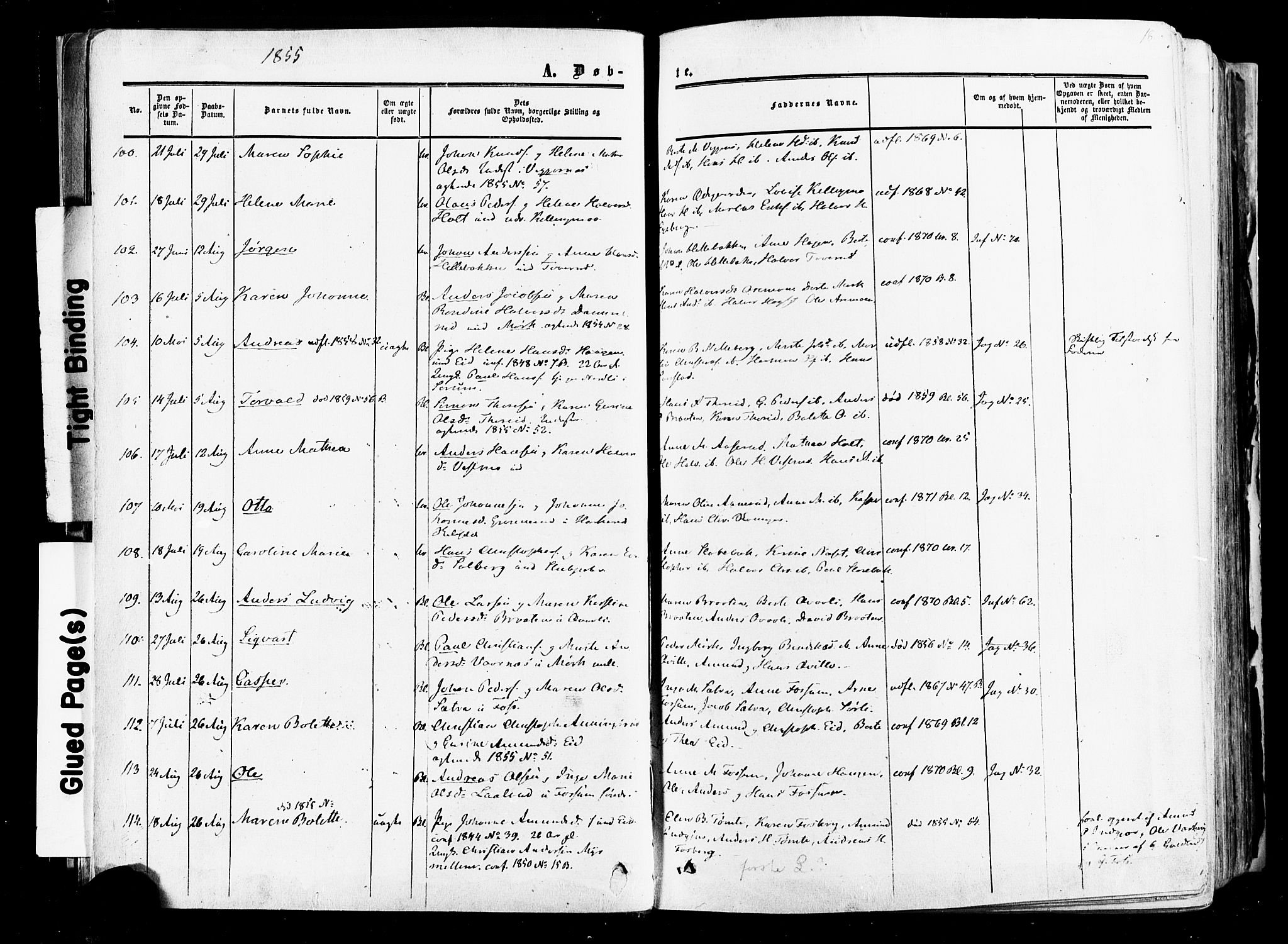 Aurskog prestekontor Kirkebøker, SAO/A-10304a/F/Fa/L0007: Parish register (official) no. I 7, 1854-1877, p. 18