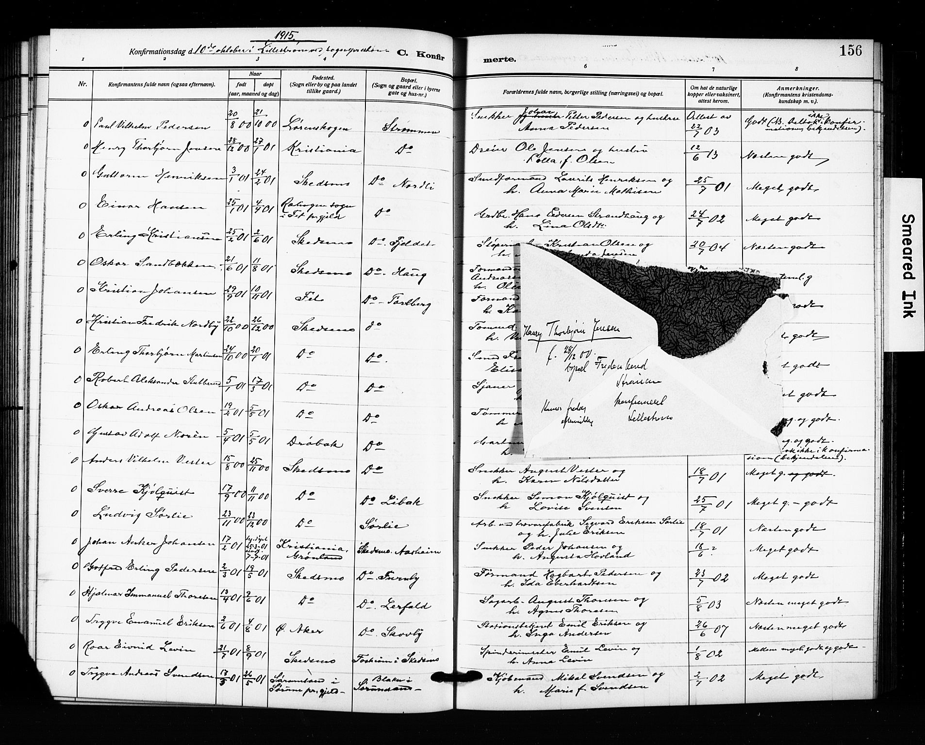 Skedsmo prestekontor Kirkebøker, AV/SAO-A-10033a/G/Ga/L0006: Parish register (copy) no. I 6, 1912-1926