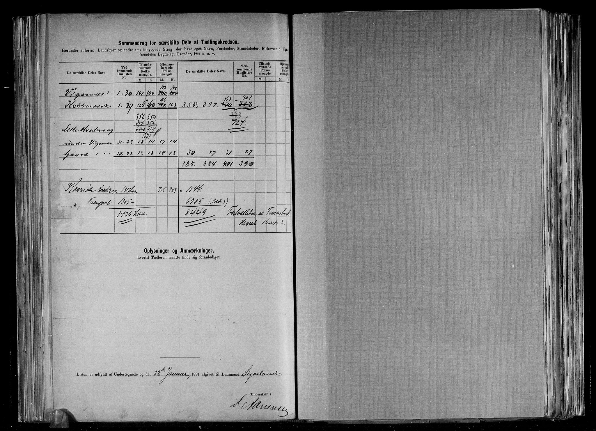 RA, 1891 census for 1147 Avaldsnes, 1891, p. 47