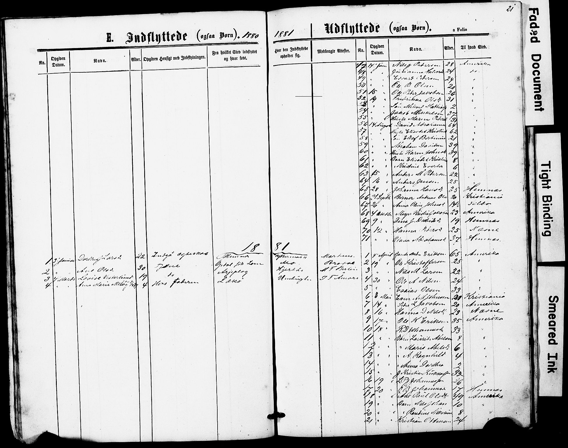Ministerialprotokoller, klokkerbøker og fødselsregistre - Nordland, SAT/A-1459/827/L0419: Parish register (copy) no. 827C08, 1864-1885, p. 21