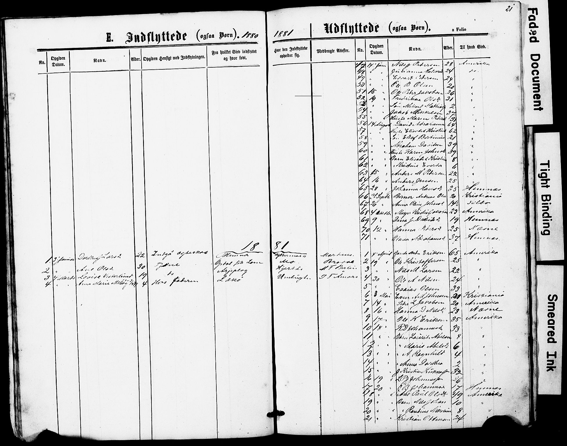 Ministerialprotokoller, klokkerbøker og fødselsregistre - Nordland, AV/SAT-A-1459/827/L0419: Parish register (copy) no. 827C08, 1864-1885, p. 21