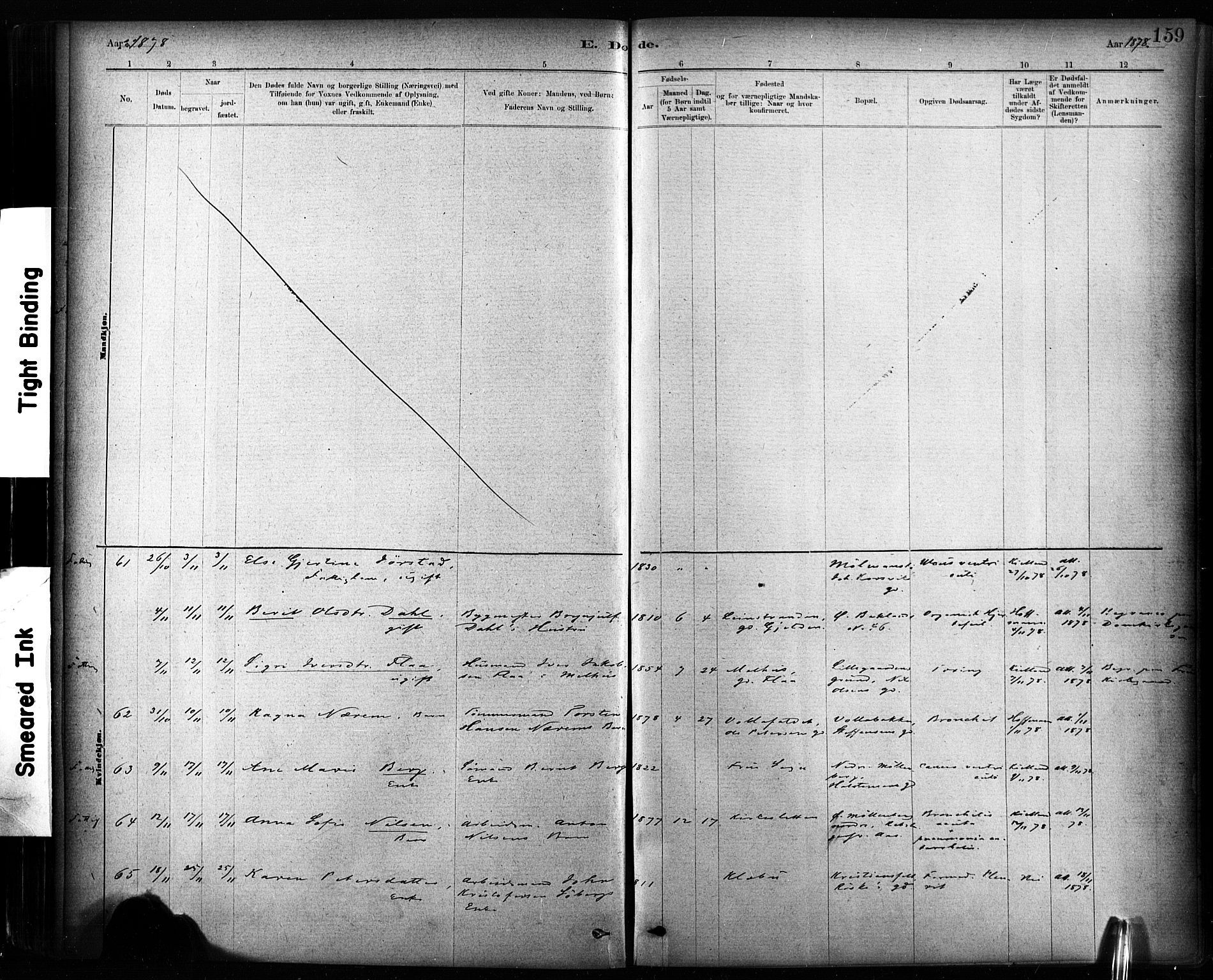 Ministerialprotokoller, klokkerbøker og fødselsregistre - Sør-Trøndelag, AV/SAT-A-1456/604/L0189: Parish register (official) no. 604A10, 1878-1892, p. 159