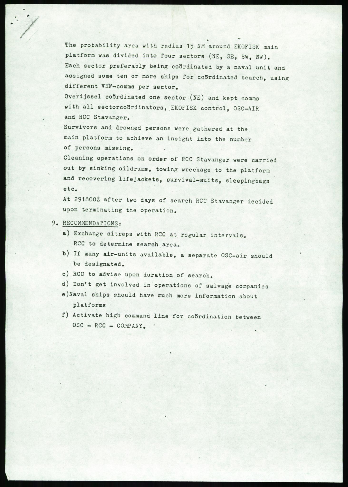 Justisdepartementet, Granskningskommisjonen ved Alexander Kielland-ulykken 27.3.1980, RA/S-1165/D/L0017: P Hjelpefartøy (Doku.liste + P1-P6 av 6)/Q Hovedredningssentralen (Q0-Q27 av 27), 1980-1981, p. 1012