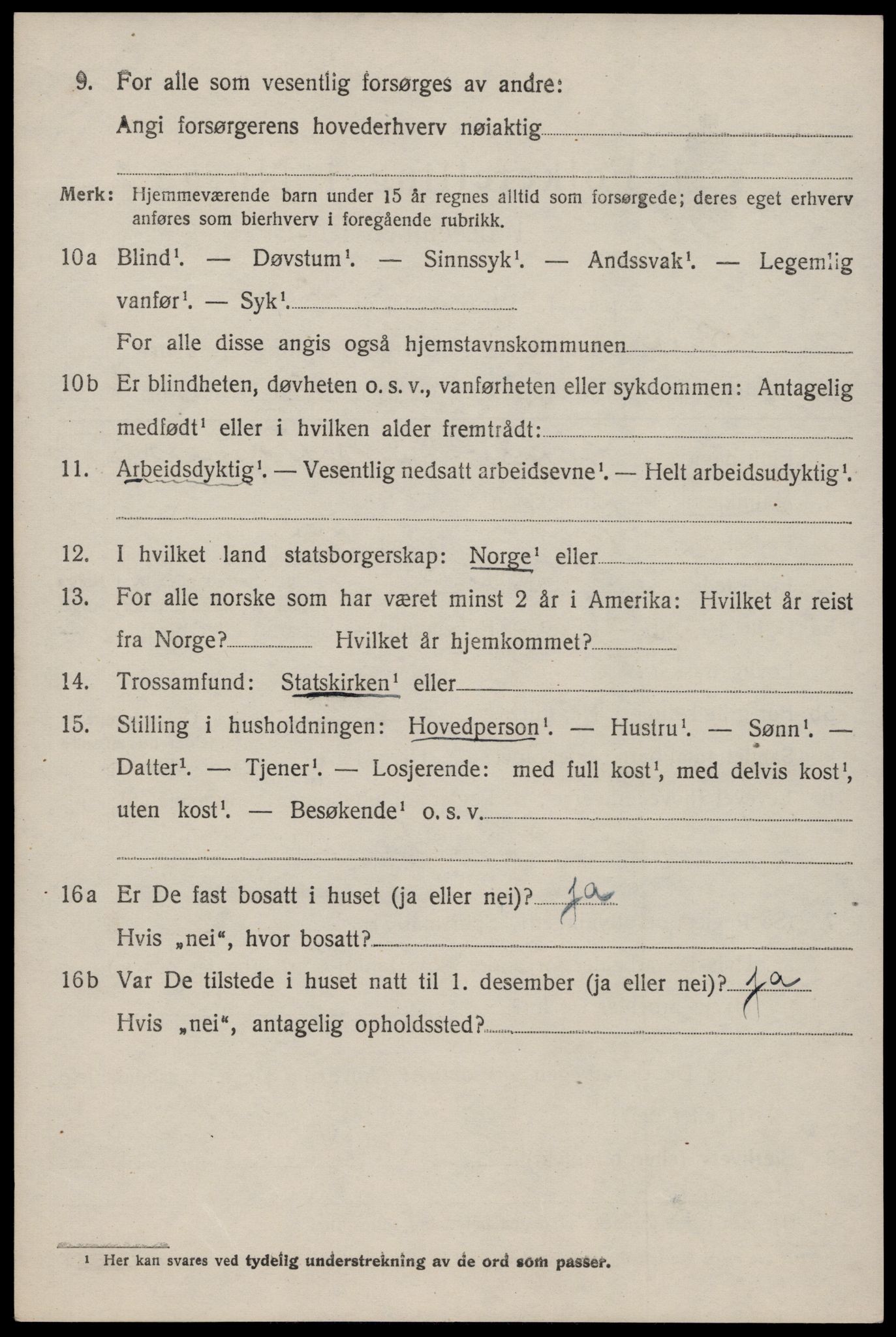 SAKO, 1920 census for Nissedal, 1920, p. 2060