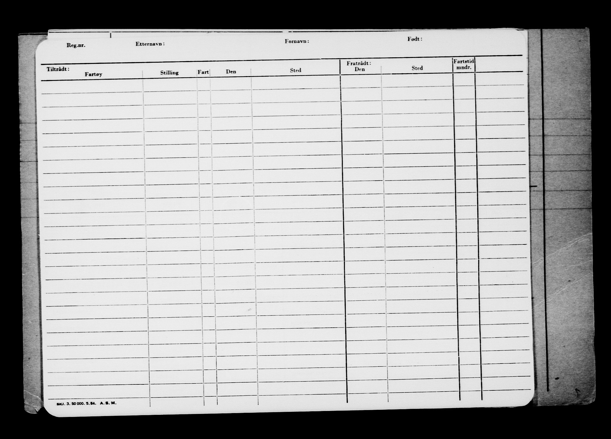 Direktoratet for sjømenn, AV/RA-S-3545/G/Gb/L0167: Hovedkort, 1919, p. 260