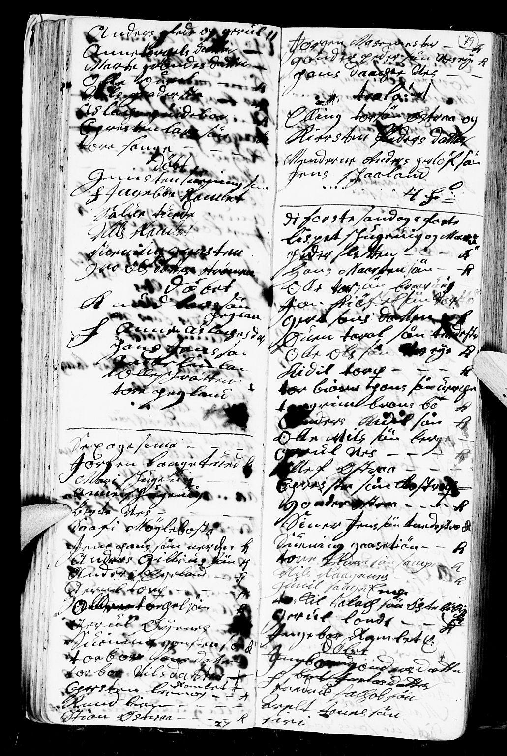 Holt sokneprestkontor, AV/SAK-1111-0021/F/Fb/L0004: Parish register (copy) no. B 4, 1730-1746, p. 79