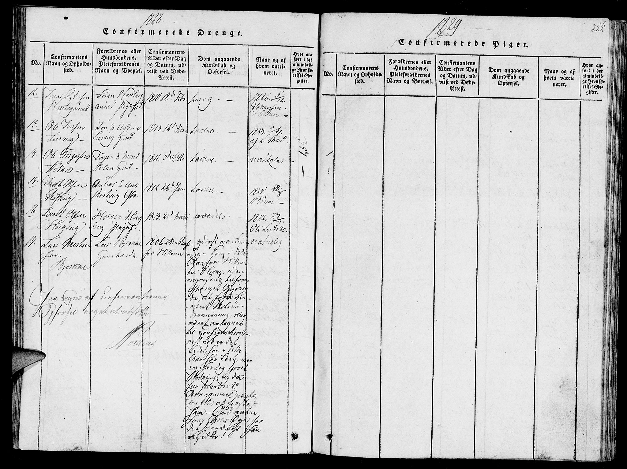 Ministerialprotokoller, klokkerbøker og fødselsregistre - Sør-Trøndelag, SAT/A-1456/630/L0491: Parish register (official) no. 630A04, 1818-1830, p. 255