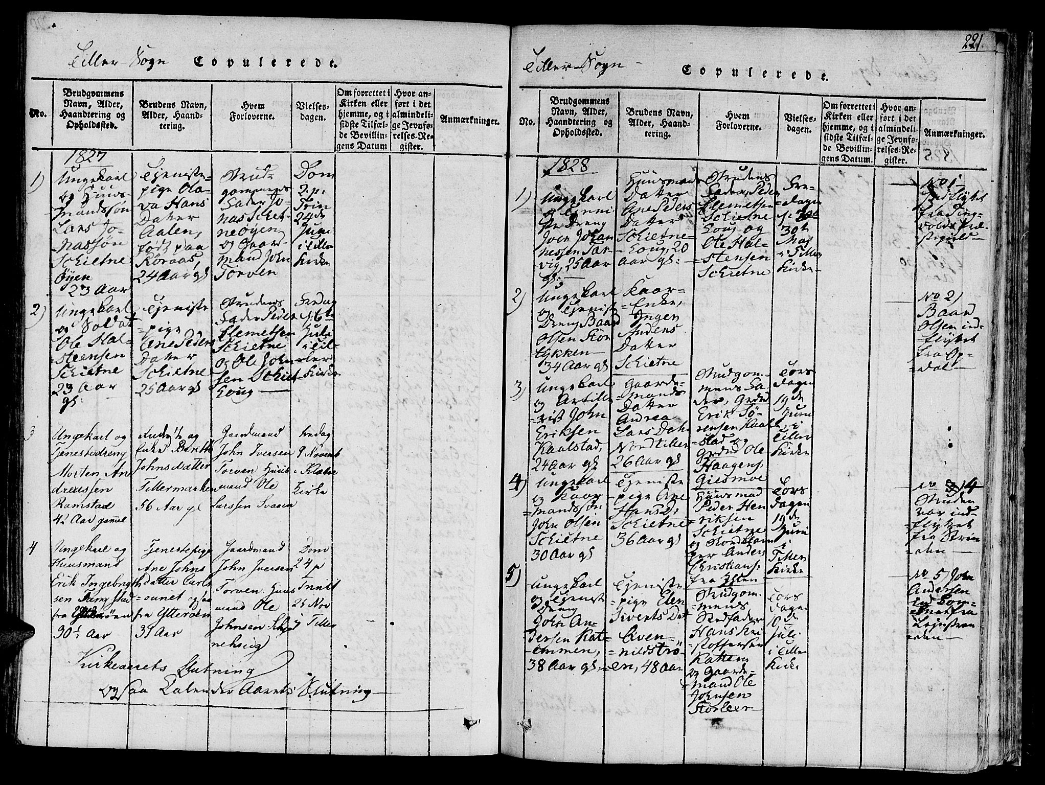 Ministerialprotokoller, klokkerbøker og fødselsregistre - Sør-Trøndelag, SAT/A-1456/618/L0440: Parish register (official) no. 618A04 /2, 1816-1843, p. 221