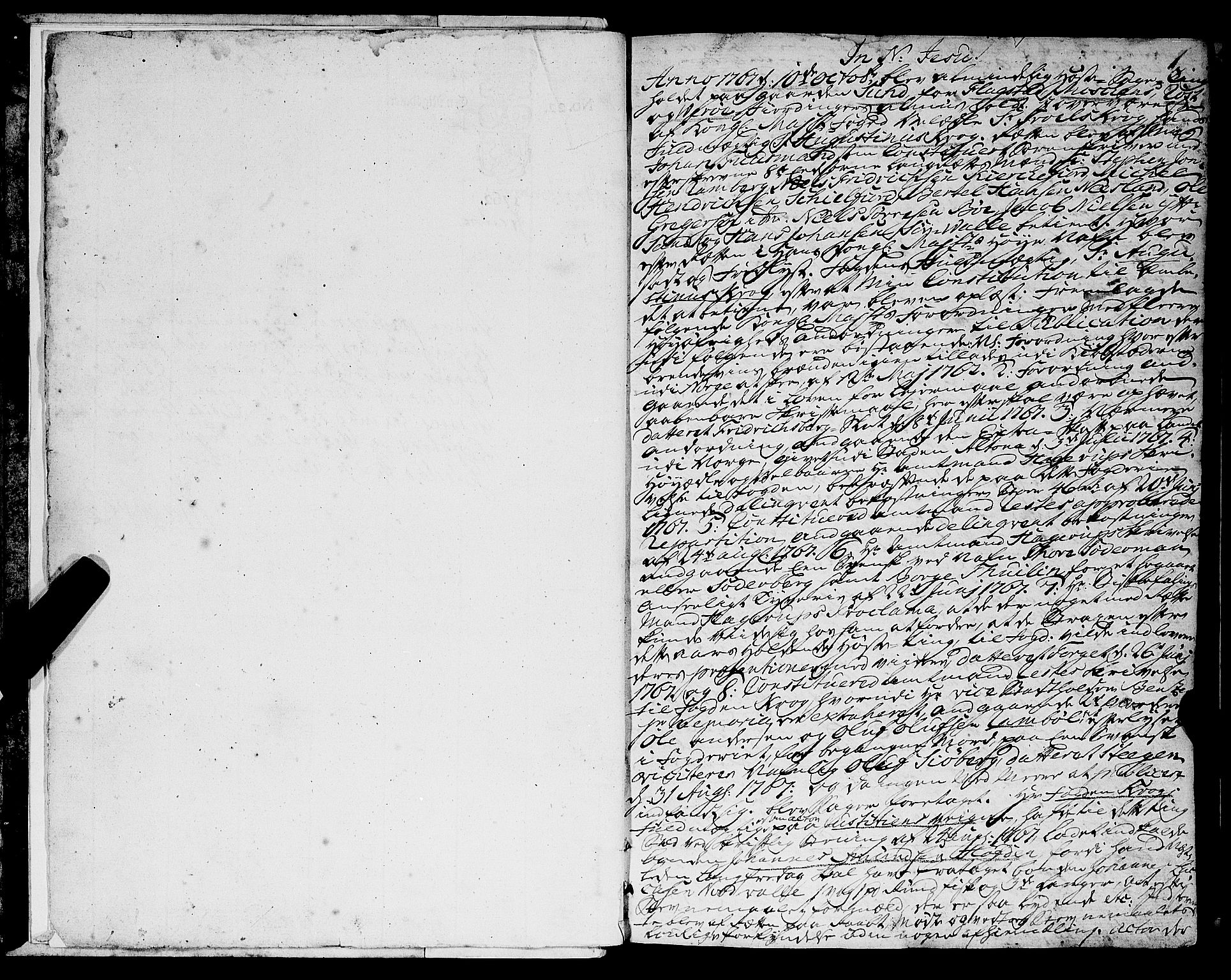 Vesterålen sorenskriveri, SAT/A-4180/1/1/1A/L0007: Tingbok, 1767-1777, p. 0-1