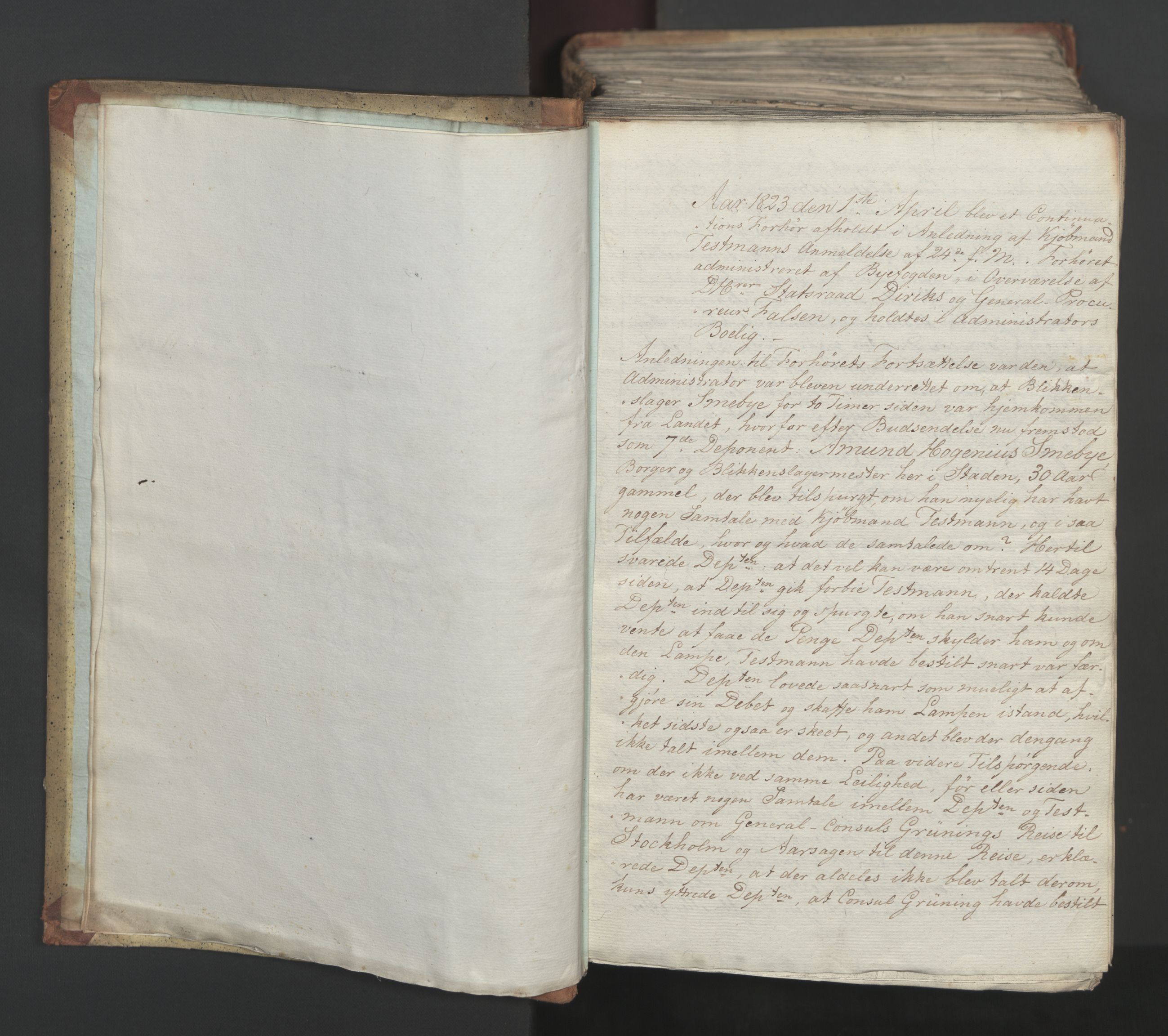 Statsrådsavdelingen i Stockholm, AV/RA-S-1003/D/Da/L0034: Regjeringsinnstillinger nr. 275-540, 1823, p. 5