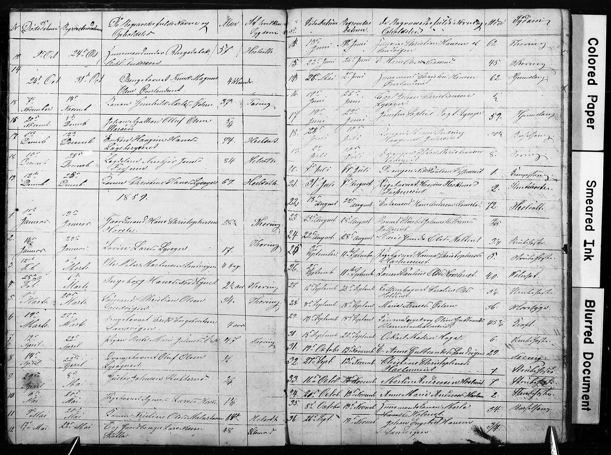 Asker prestekontor Kirkebøker, AV/SAO-A-10256a/G/Gc/L0001: Parish register (copy) no. III 1, 1854-1873