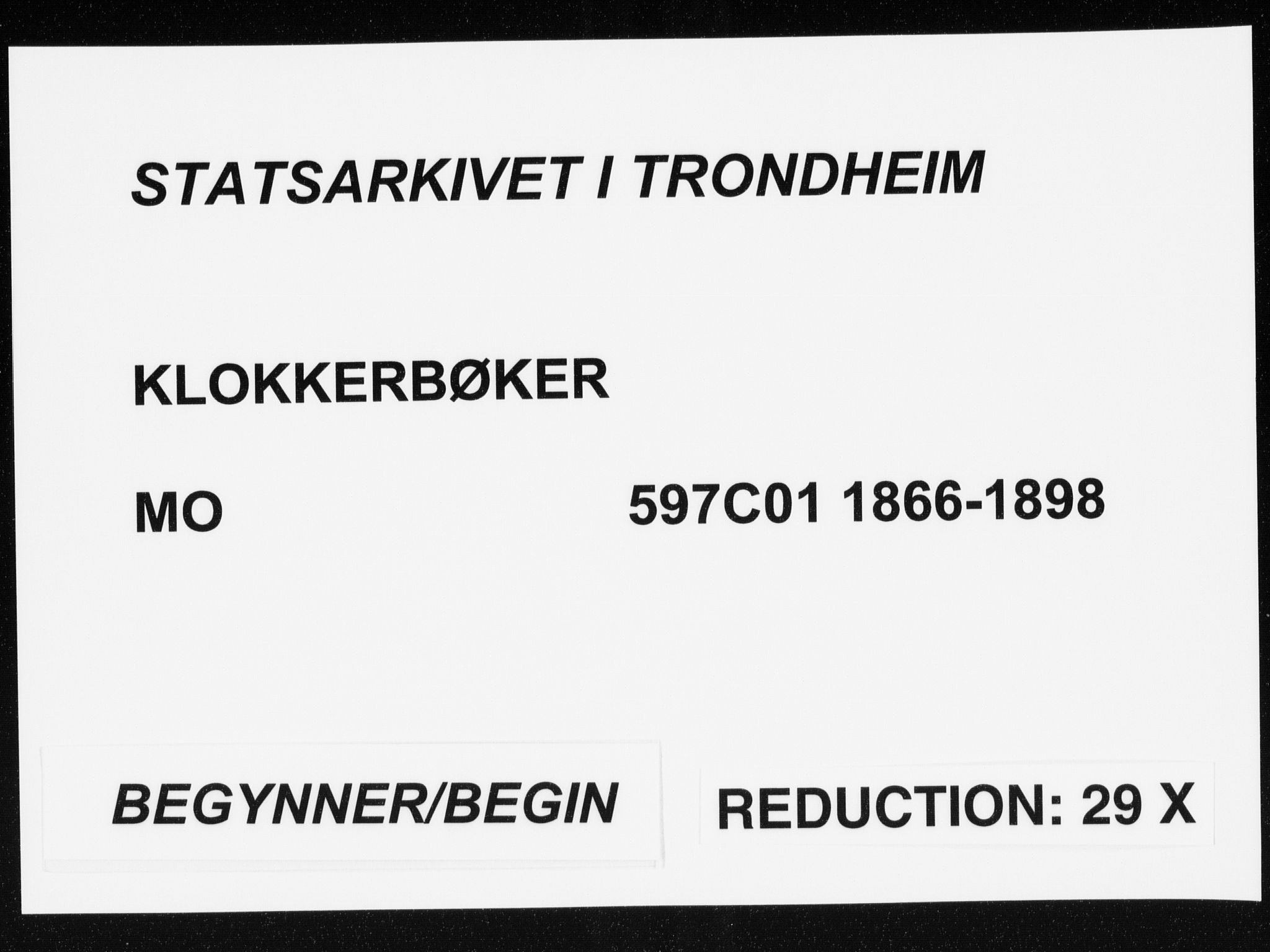 Ministerialprotokoller, klokkerbøker og fødselsregistre - Møre og Romsdal, SAT/A-1454/597/L1064: Parish register (copy) no. 597C01, 1866-1898