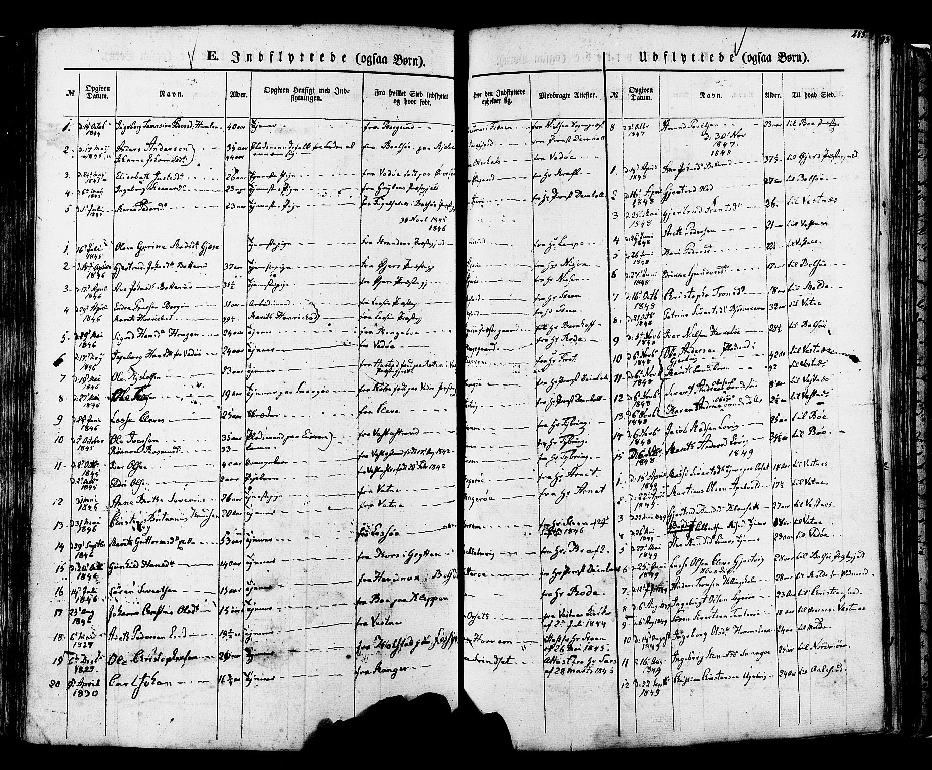 Ministerialprotokoller, klokkerbøker og fødselsregistre - Møre og Romsdal, AV/SAT-A-1454/560/L0719: Parish register (official) no. 560A03, 1845-1872, p. 283