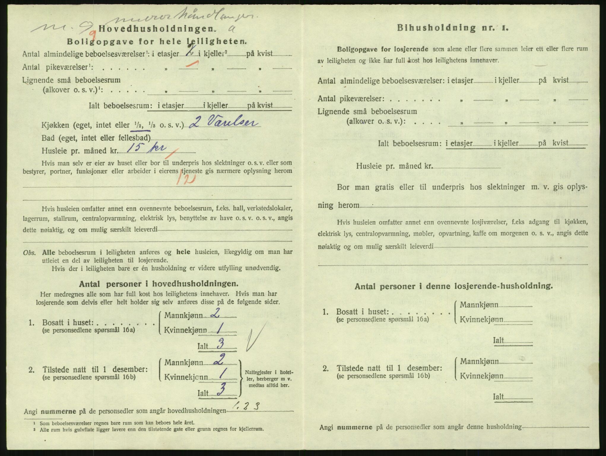 SAKO, 1920 census for Larvik, 1920, p. 7205