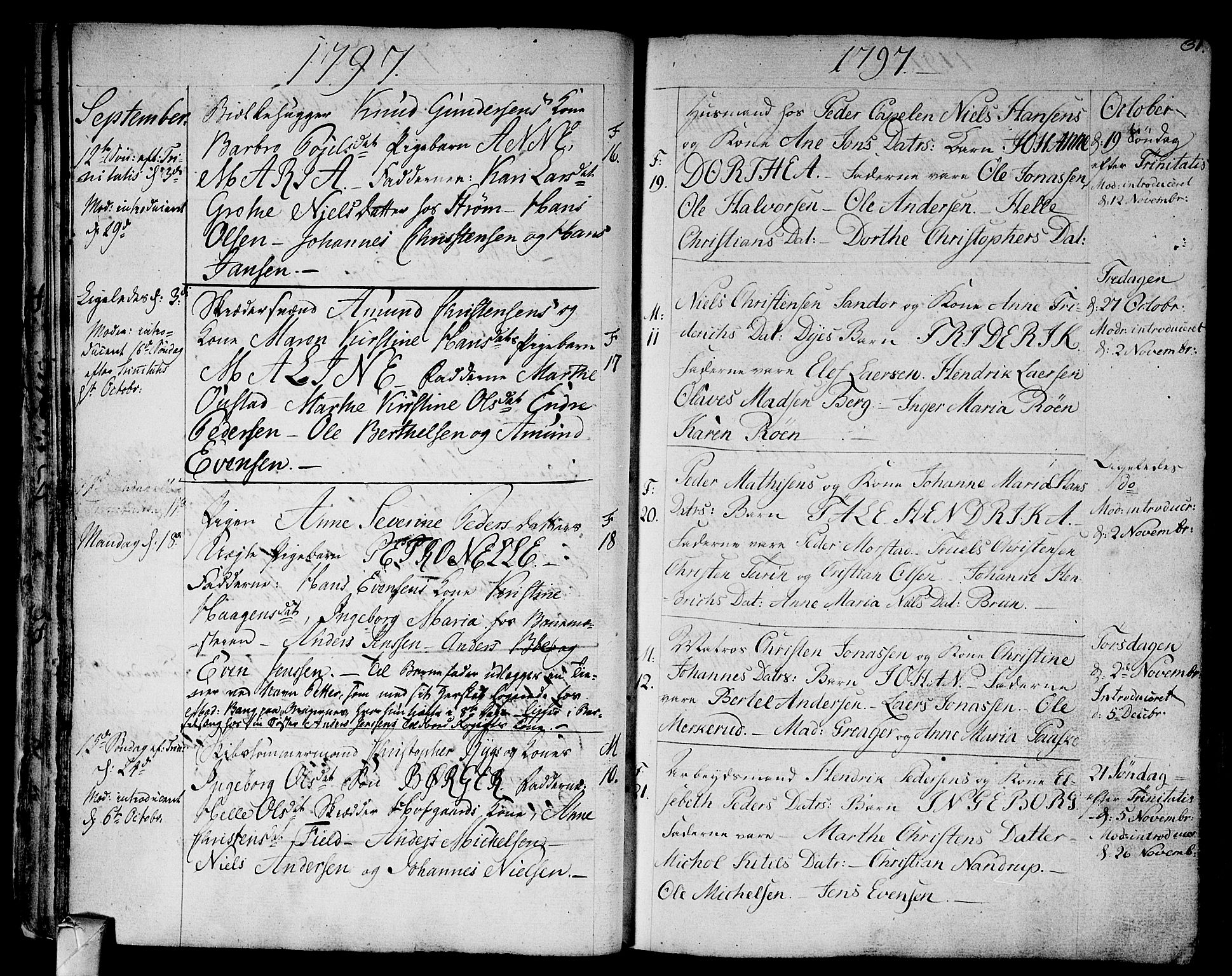 Strømsø kirkebøker, SAKO/A-246/F/Fa/L0010: Parish register (official) no. I 10, 1792-1822, p. 31