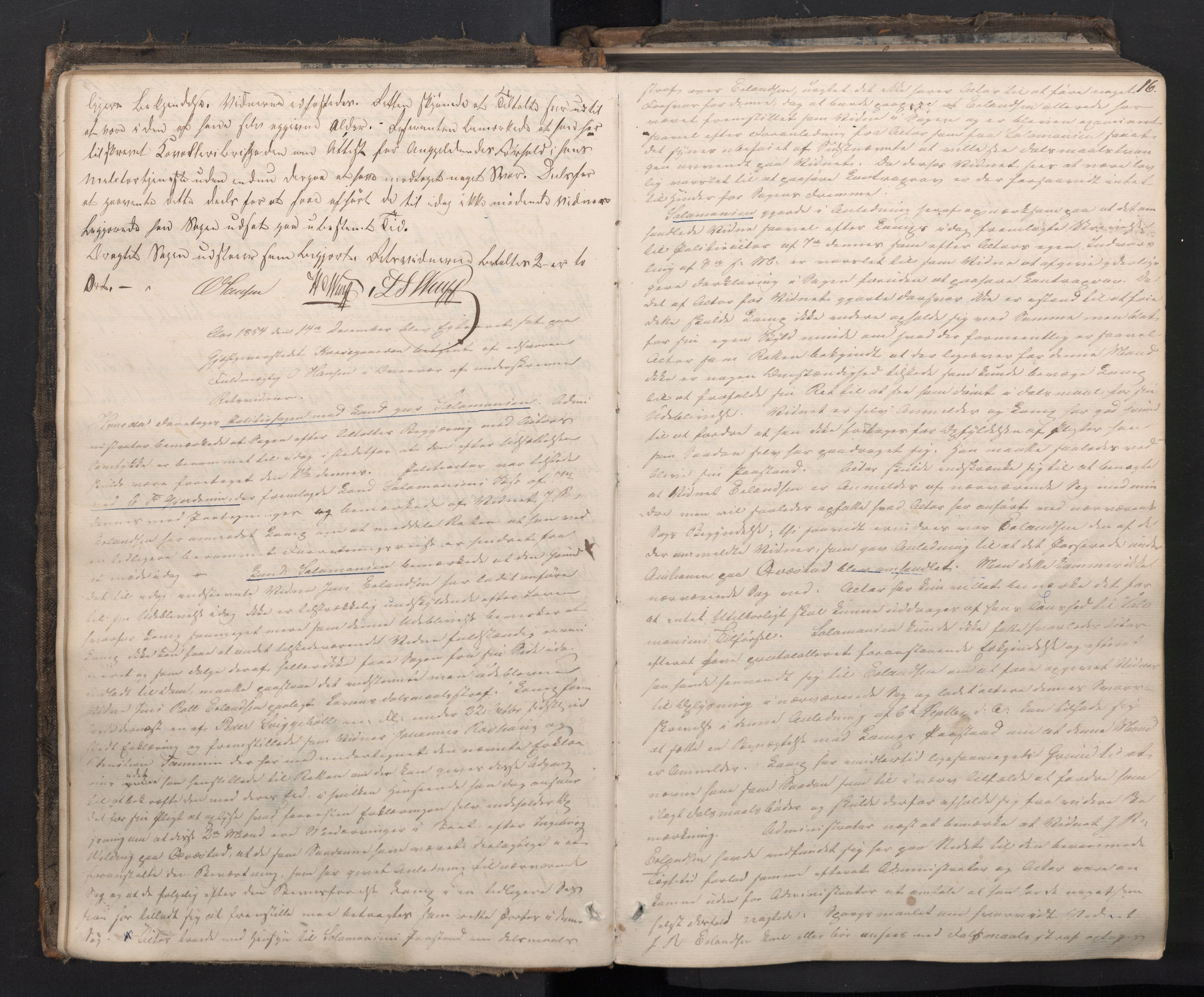 Follo sorenskriveri, AV/SAO-A-10274/F/Fc/Fca/L0009: Ekstrarettsprotokoll, 1854-1864, p. 15b-16a
