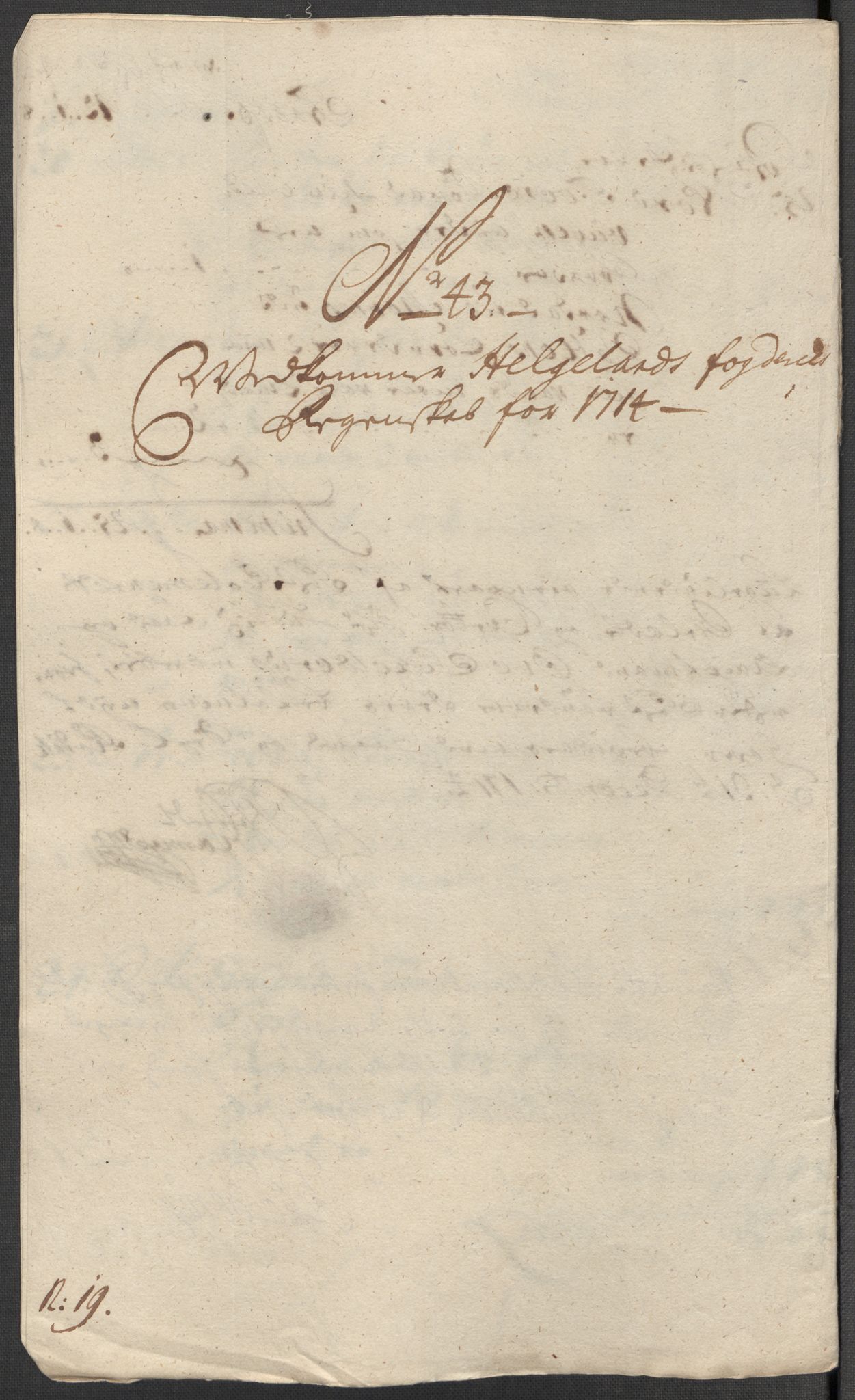 Rentekammeret inntil 1814, Reviderte regnskaper, Fogderegnskap, AV/RA-EA-4092/R65/L4513: Fogderegnskap Helgeland, 1714-1715, p. 219