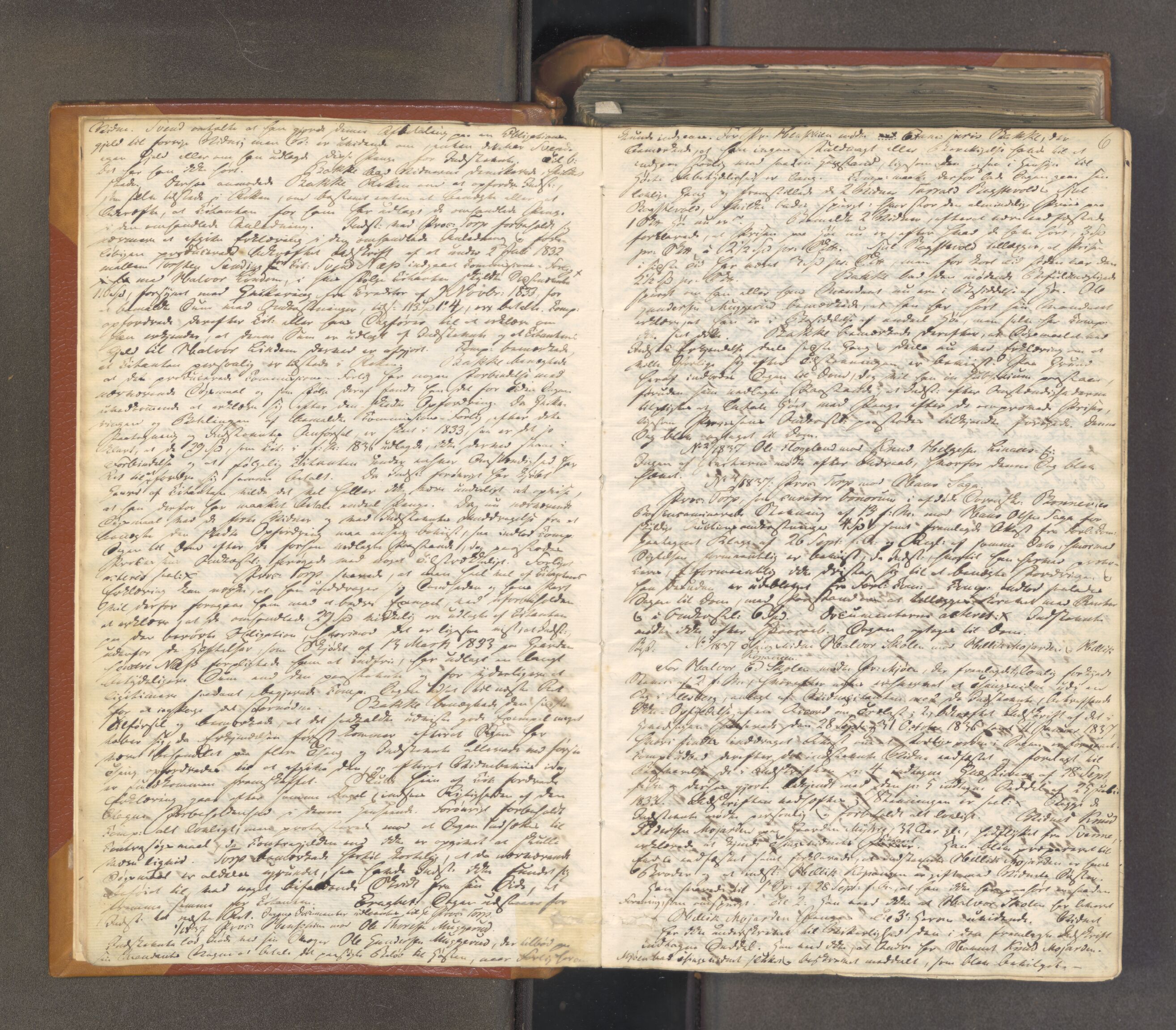 Numedal og Sandsvær sorenskriveri, AV/SAKO-A-128/F/Fa/Faa/L0103: Tingbok for Sandsvær, 1837-1842
