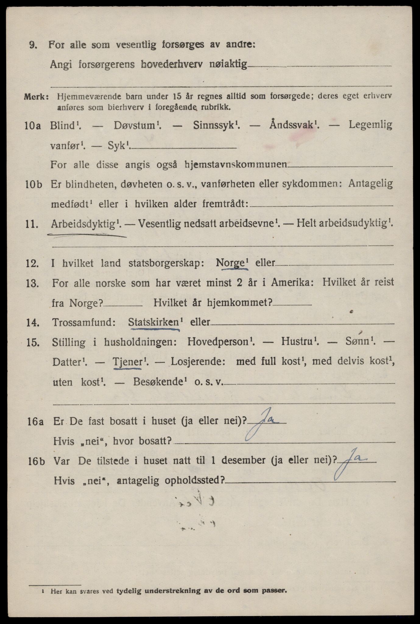 SAST, 1920 census for Vikedal, 1920, p. 2930