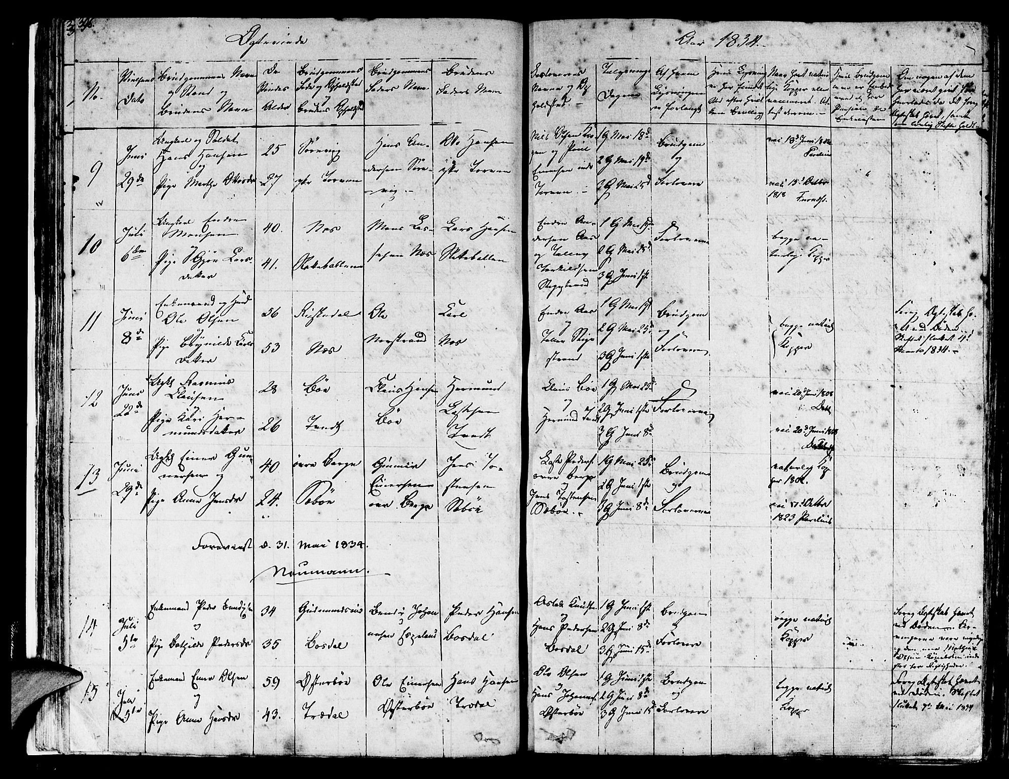 Lavik sokneprestembete, AV/SAB-A-80901: Parish register (official) no. A 2II, 1821-1842, p. 396