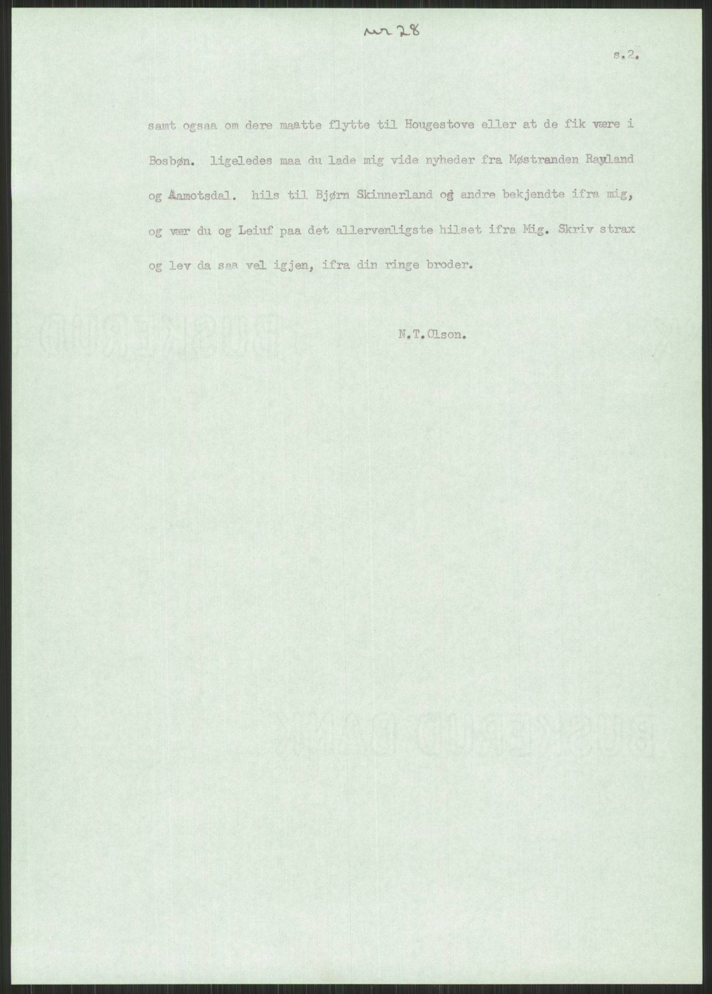 Samlinger til kildeutgivelse, Amerikabrevene, AV/RA-EA-4057/F/L0023: Innlån fra Telemark: Fonnlid, 1838-1914, p. 217