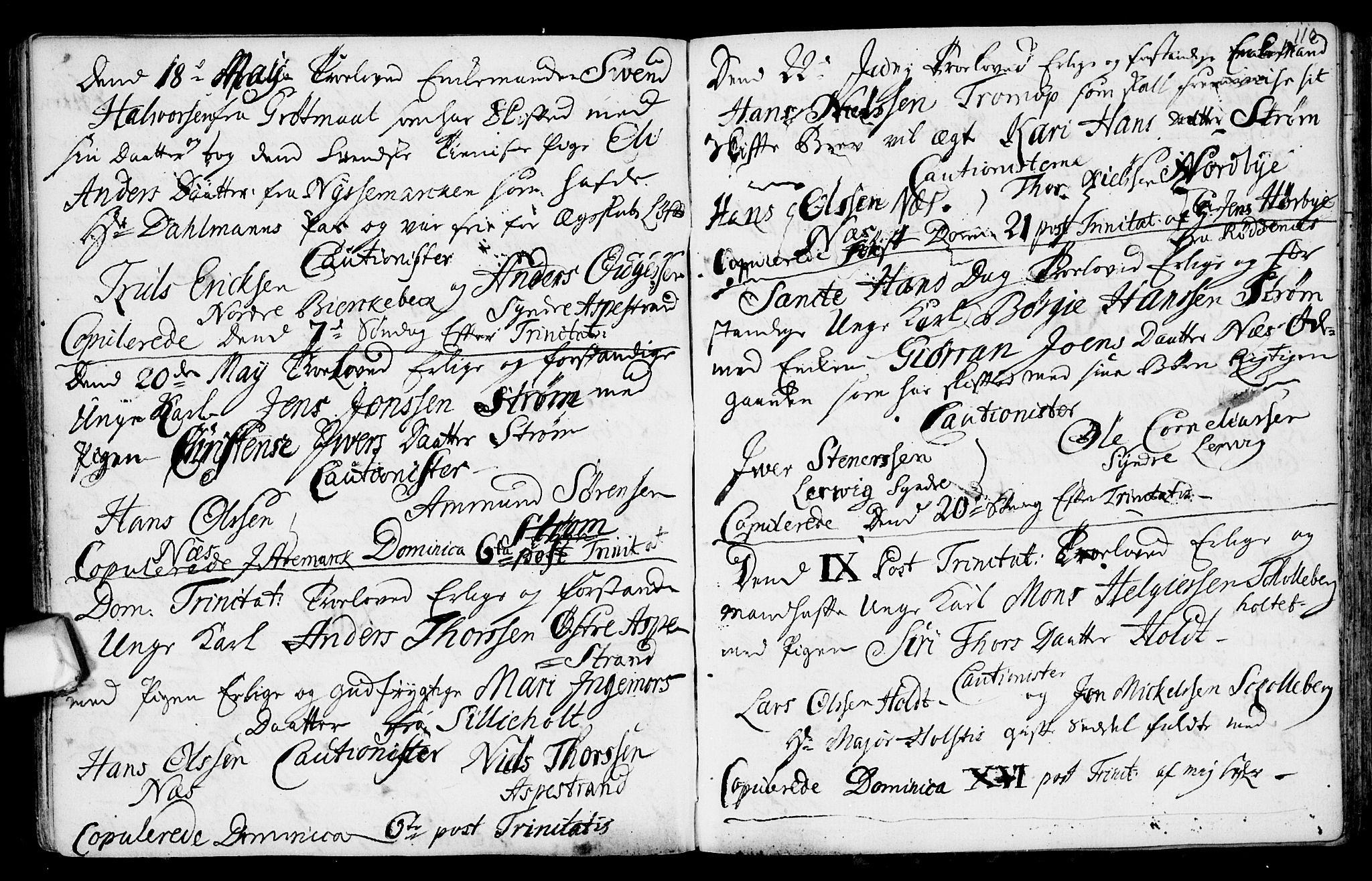 Aremark prestekontor Kirkebøker, AV/SAO-A-10899/F/Fa/L0003: Parish register (official) no. I 3, 1745-1795, p. 110