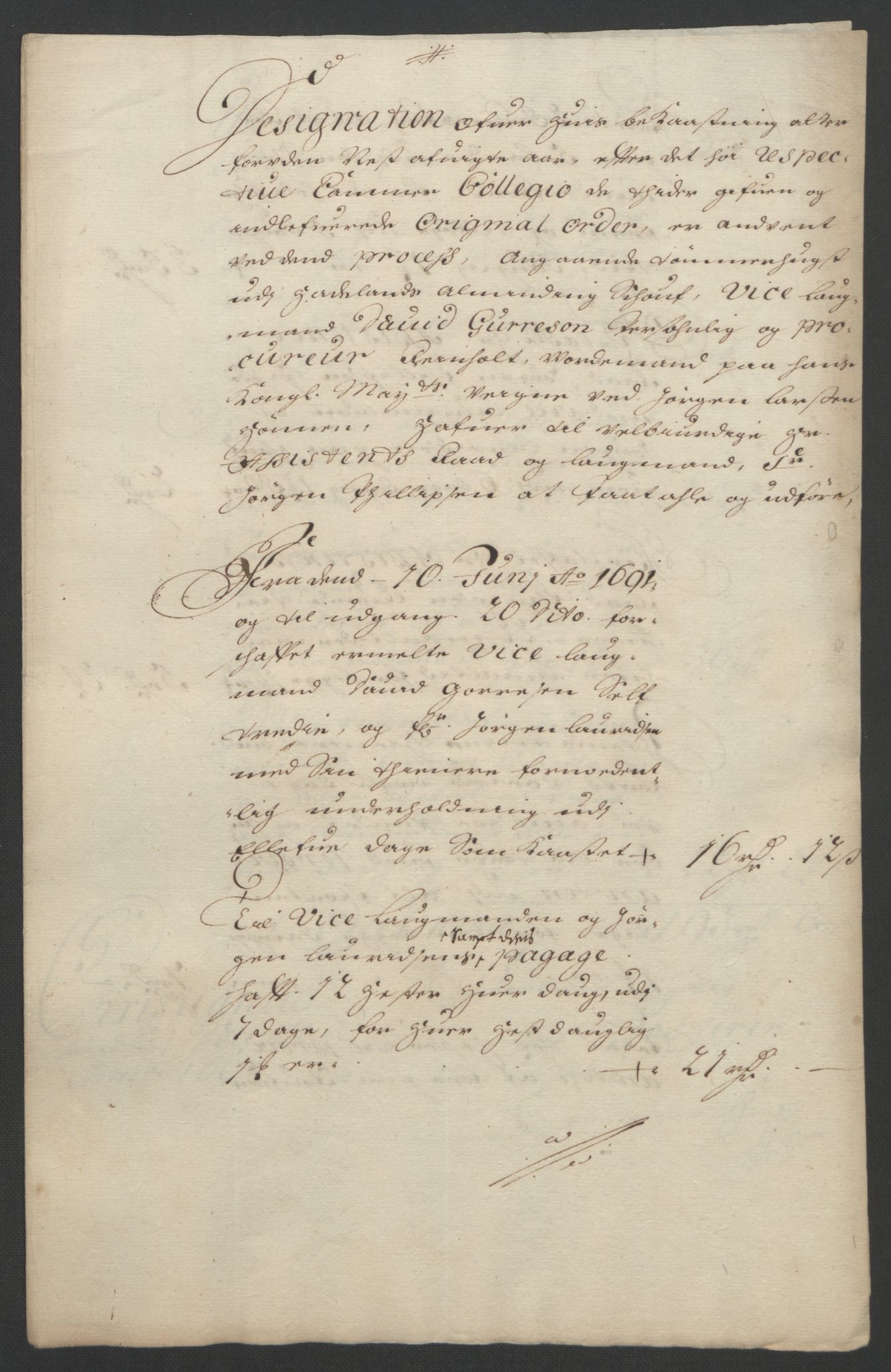 Rentekammeret inntil 1814, Reviderte regnskaper, Fogderegnskap, AV/RA-EA-4092/R18/L1290: Fogderegnskap Hadeland, Toten og Valdres, 1691, p. 299