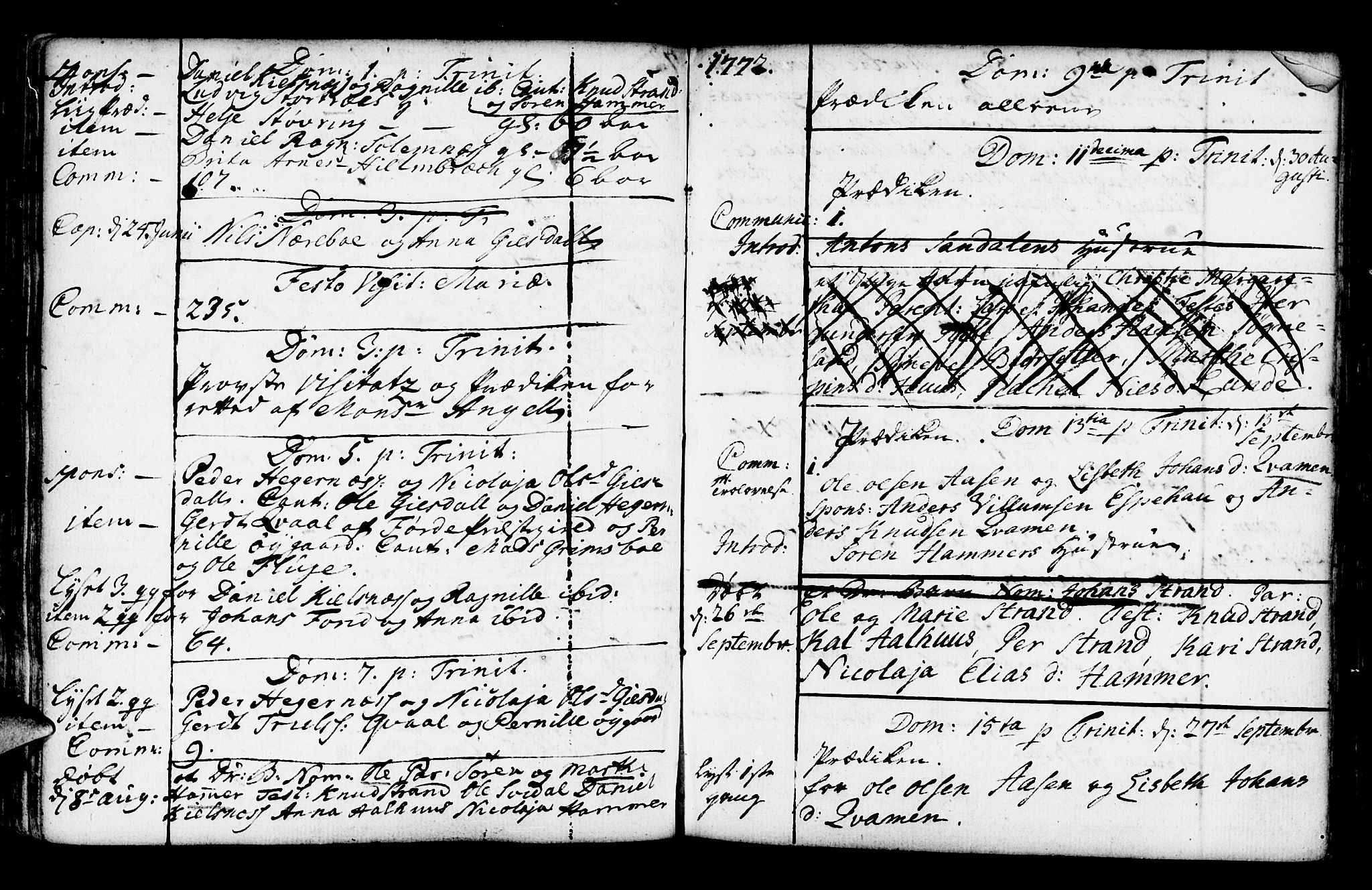 Jølster sokneprestembete, AV/SAB-A-80701/H/Haa/Haaa/L0003: Parish register (official) no. A 3, 1748-1789, p. 134