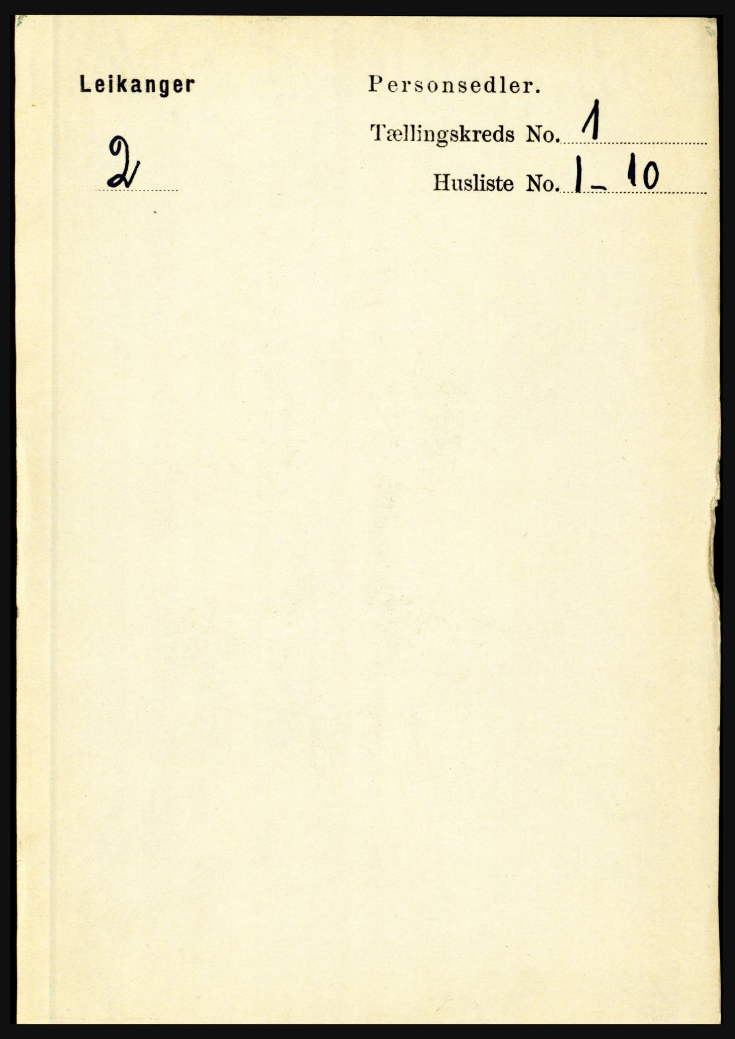 RA, 1891 census for 1419 Leikanger, 1891, p. 53