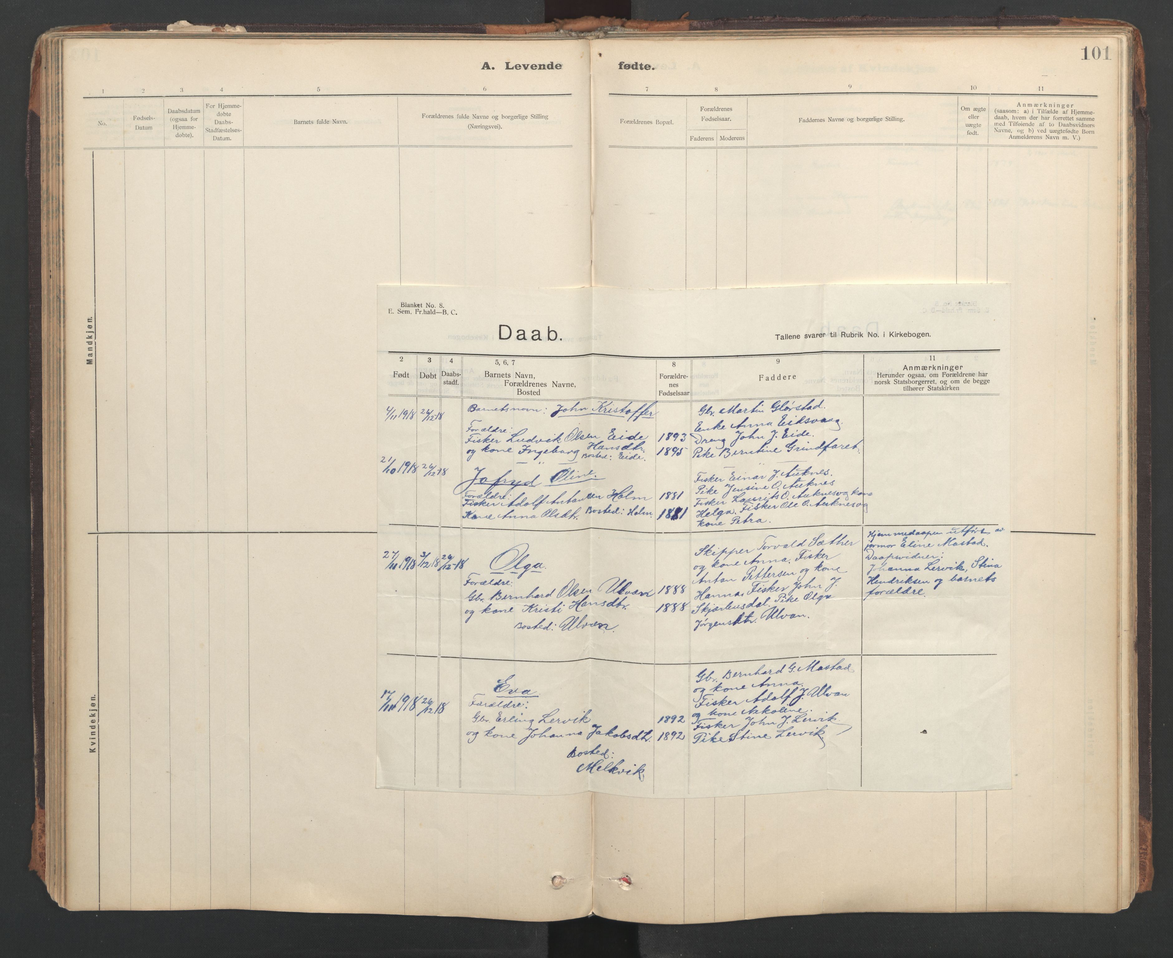 Ministerialprotokoller, klokkerbøker og fødselsregistre - Sør-Trøndelag, SAT/A-1456/637/L0559: Parish register (official) no. 637A02, 1899-1923, p. 101