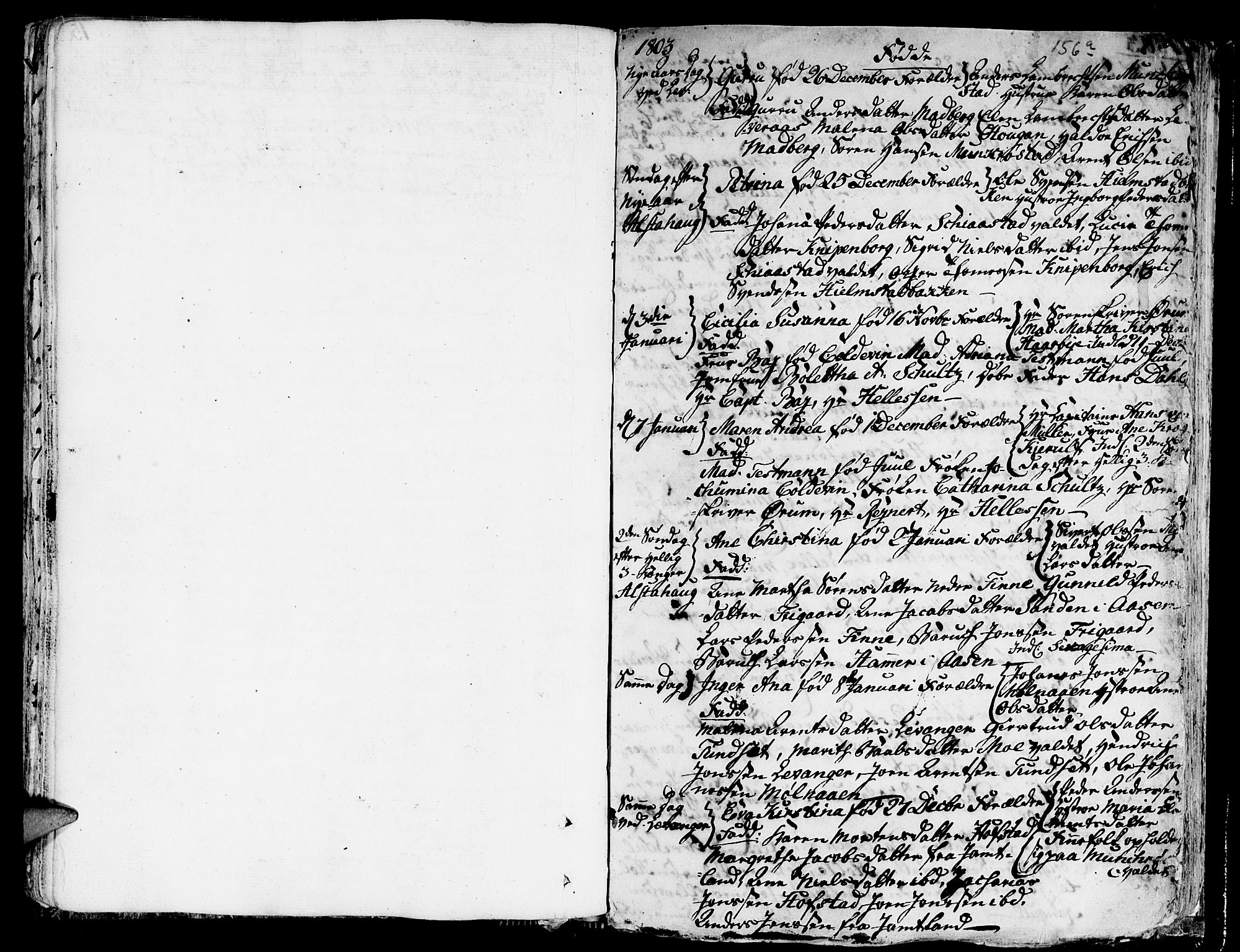 Ministerialprotokoller, klokkerbøker og fødselsregistre - Nord-Trøndelag, SAT/A-1458/717/L0142: Parish register (official) no. 717A02 /1, 1783-1809, p. 156b