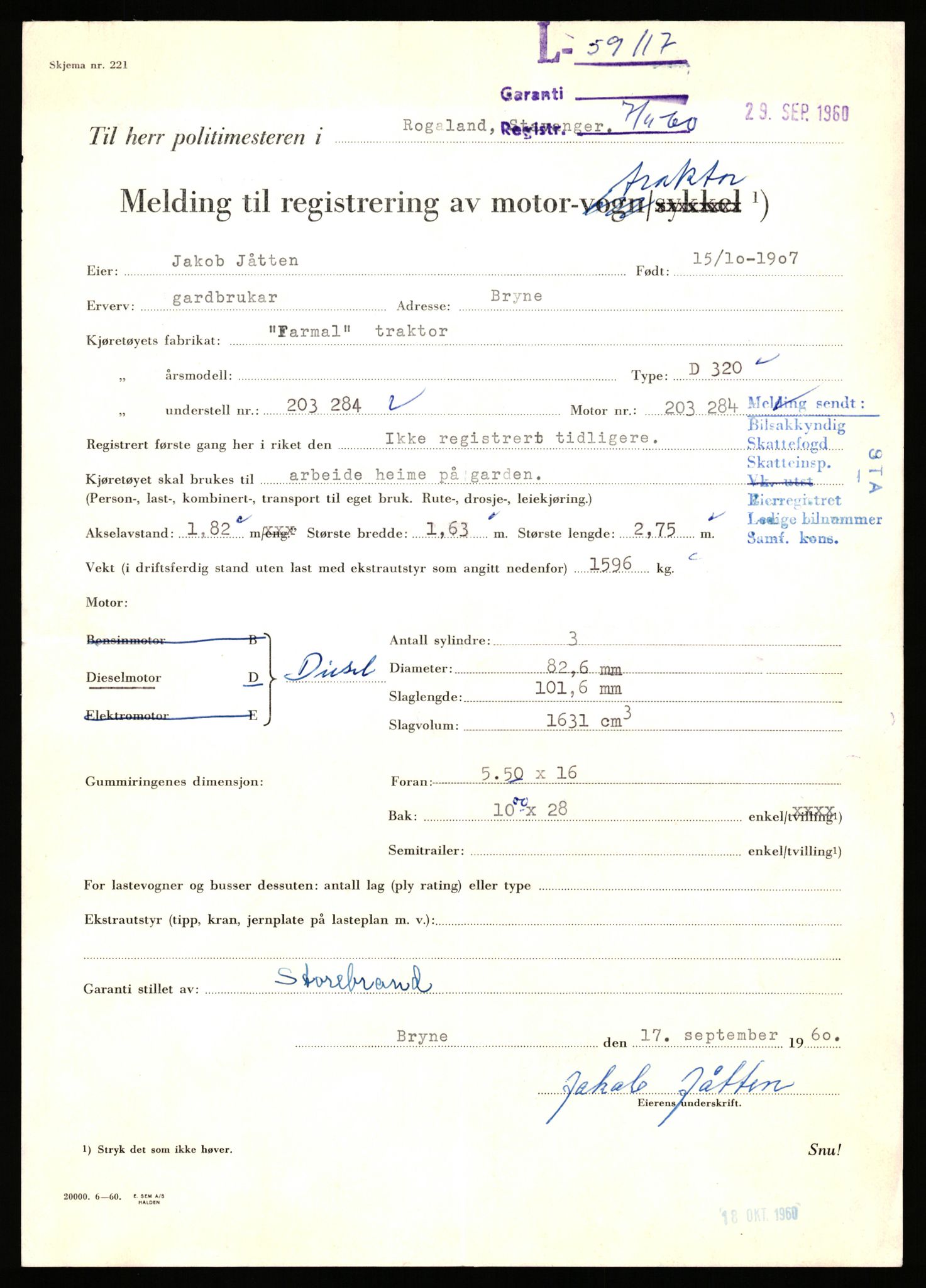 Stavanger trafikkstasjon, AV/SAST-A-101942/0/F/L0058: L-58000 - L-59999, 1930-1971, p. 1115