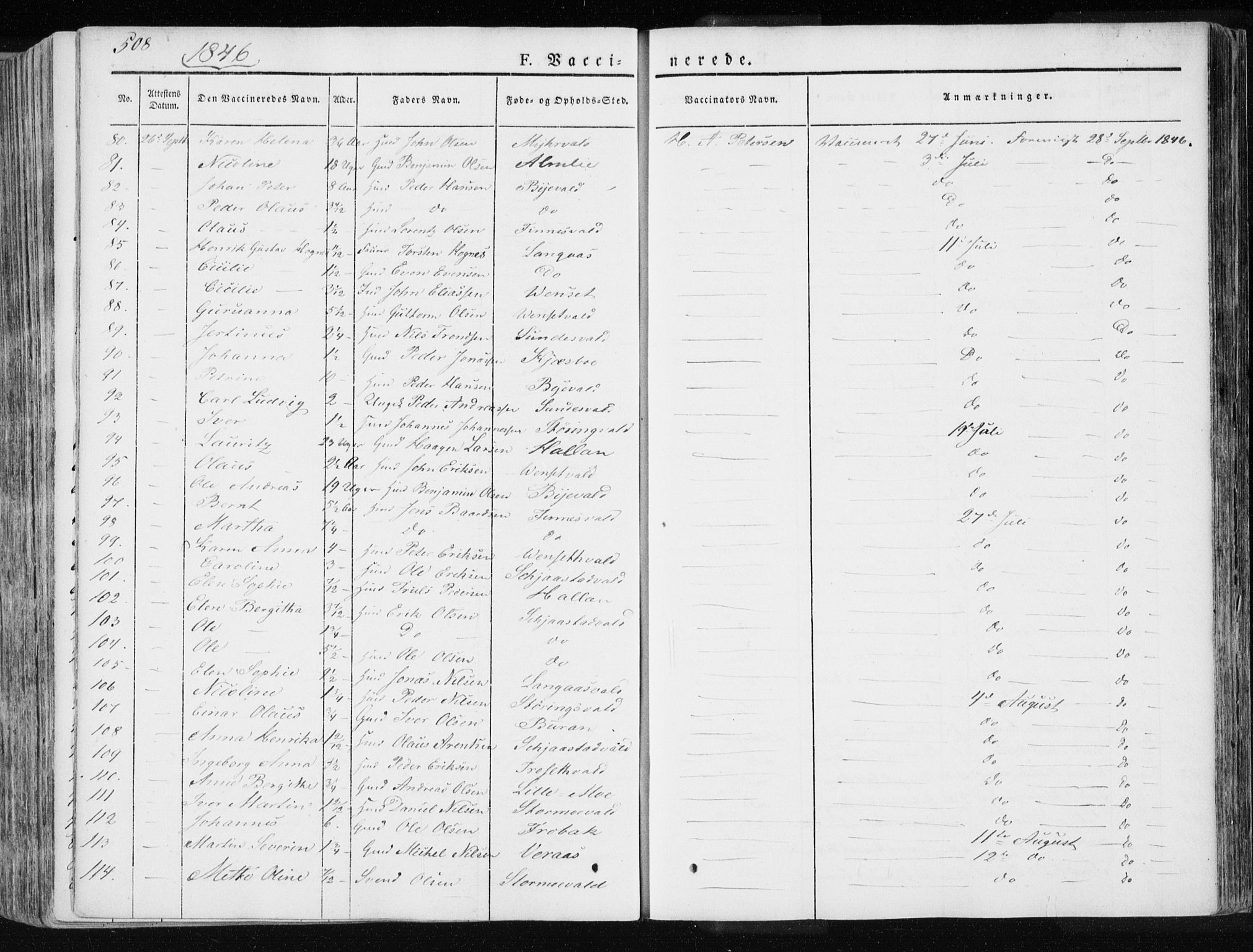 Ministerialprotokoller, klokkerbøker og fødselsregistre - Nord-Trøndelag, AV/SAT-A-1458/717/L0154: Parish register (official) no. 717A06 /1, 1836-1849, p. 508