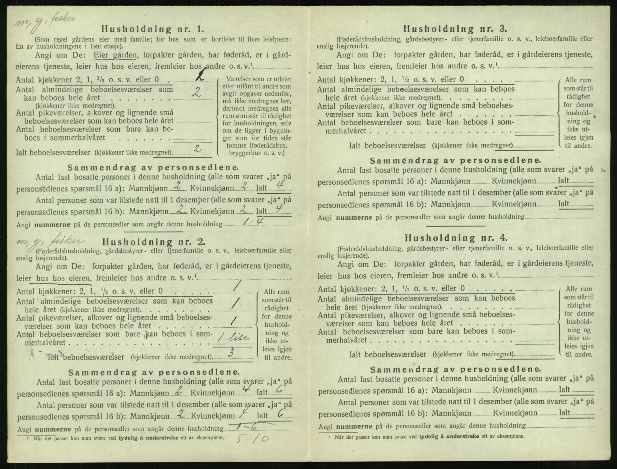 SAT, 1920 census for Giske, 1920, p. 269