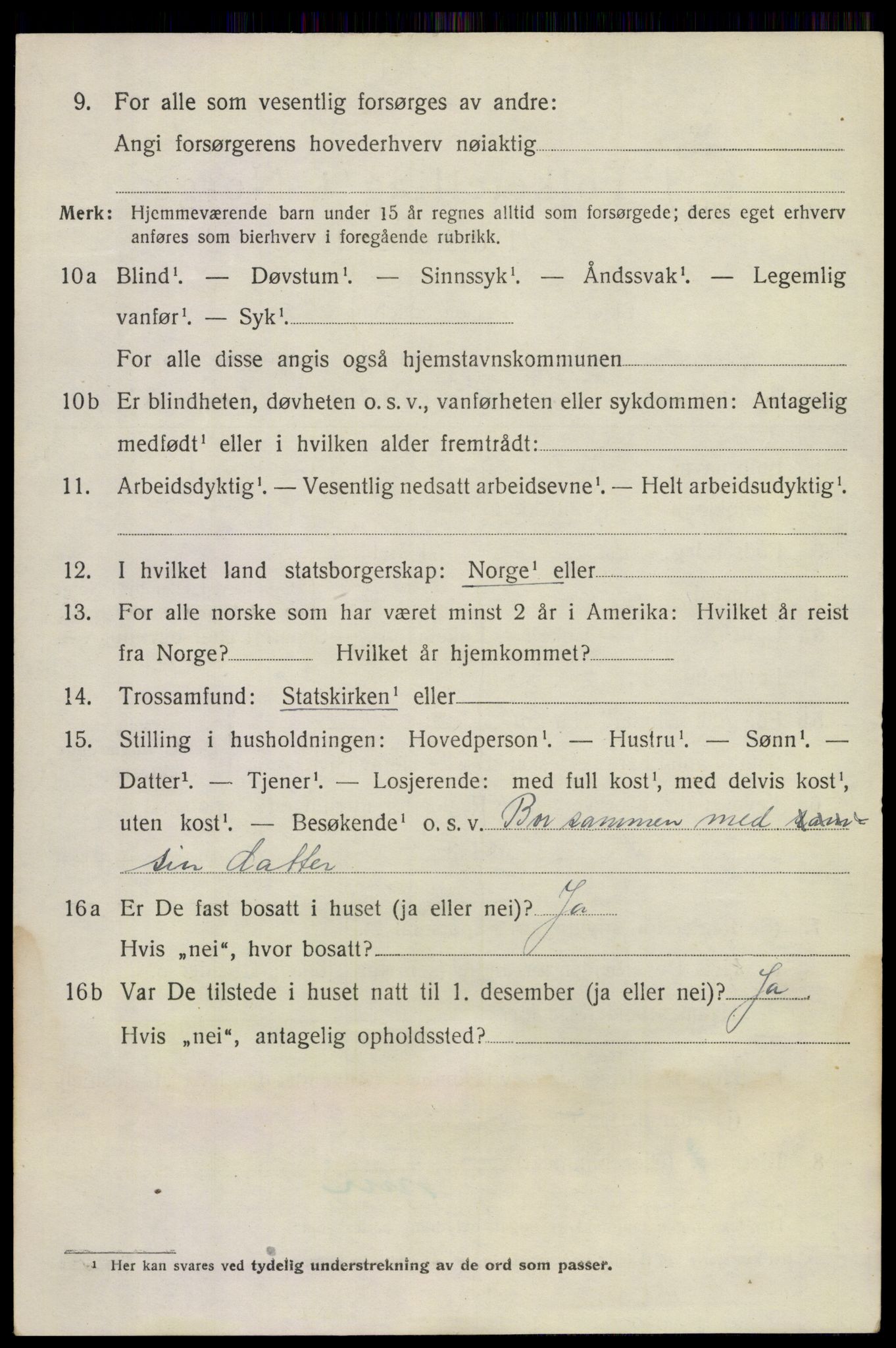 SAKO, 1920 census for Sandeherred, 1920, p. 15887