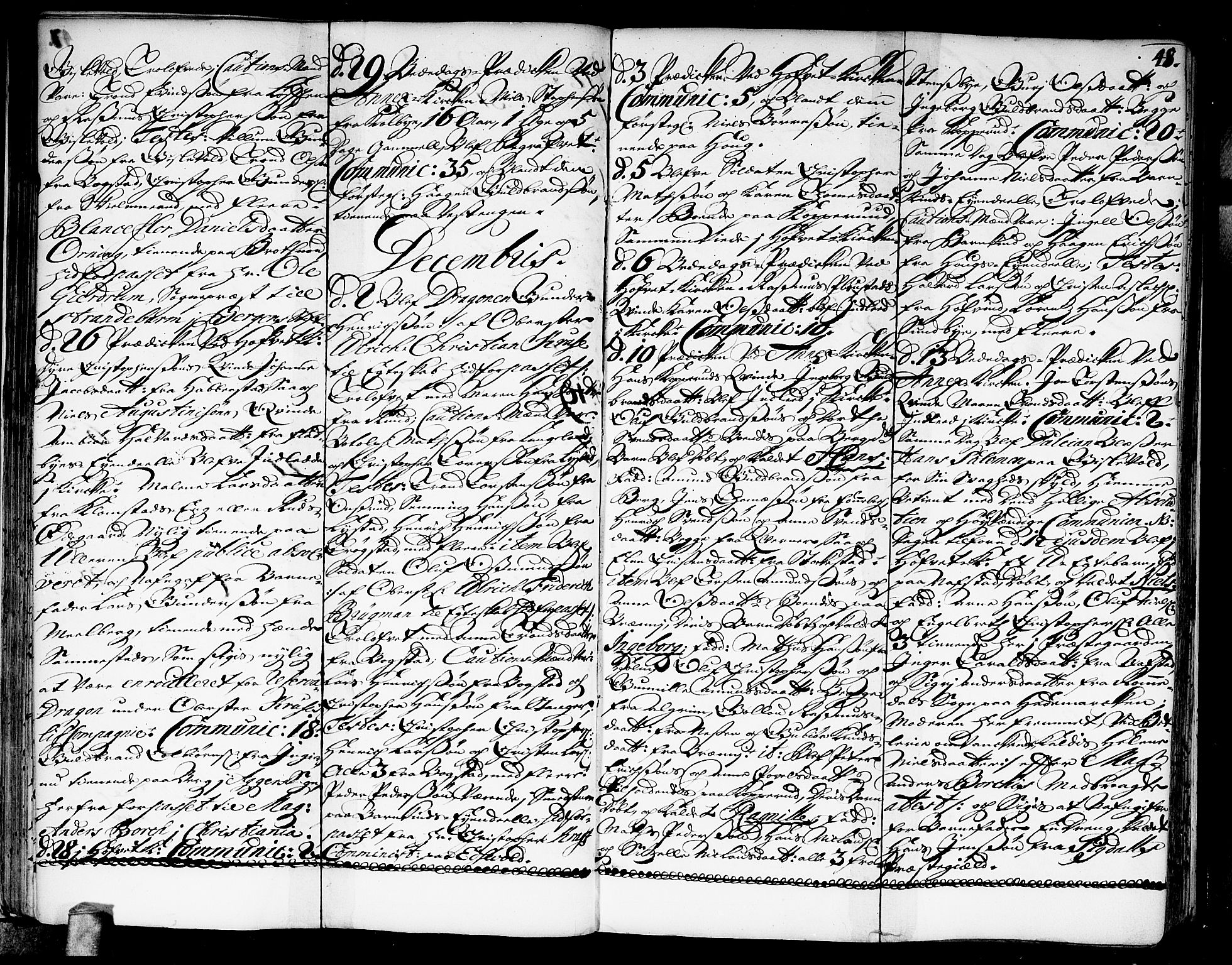 Ullensaker prestekontor Kirkebøker, AV/SAO-A-10236a/F/Fa/L0003: Parish register (official) no. I 3, 1711-1720, p. 48