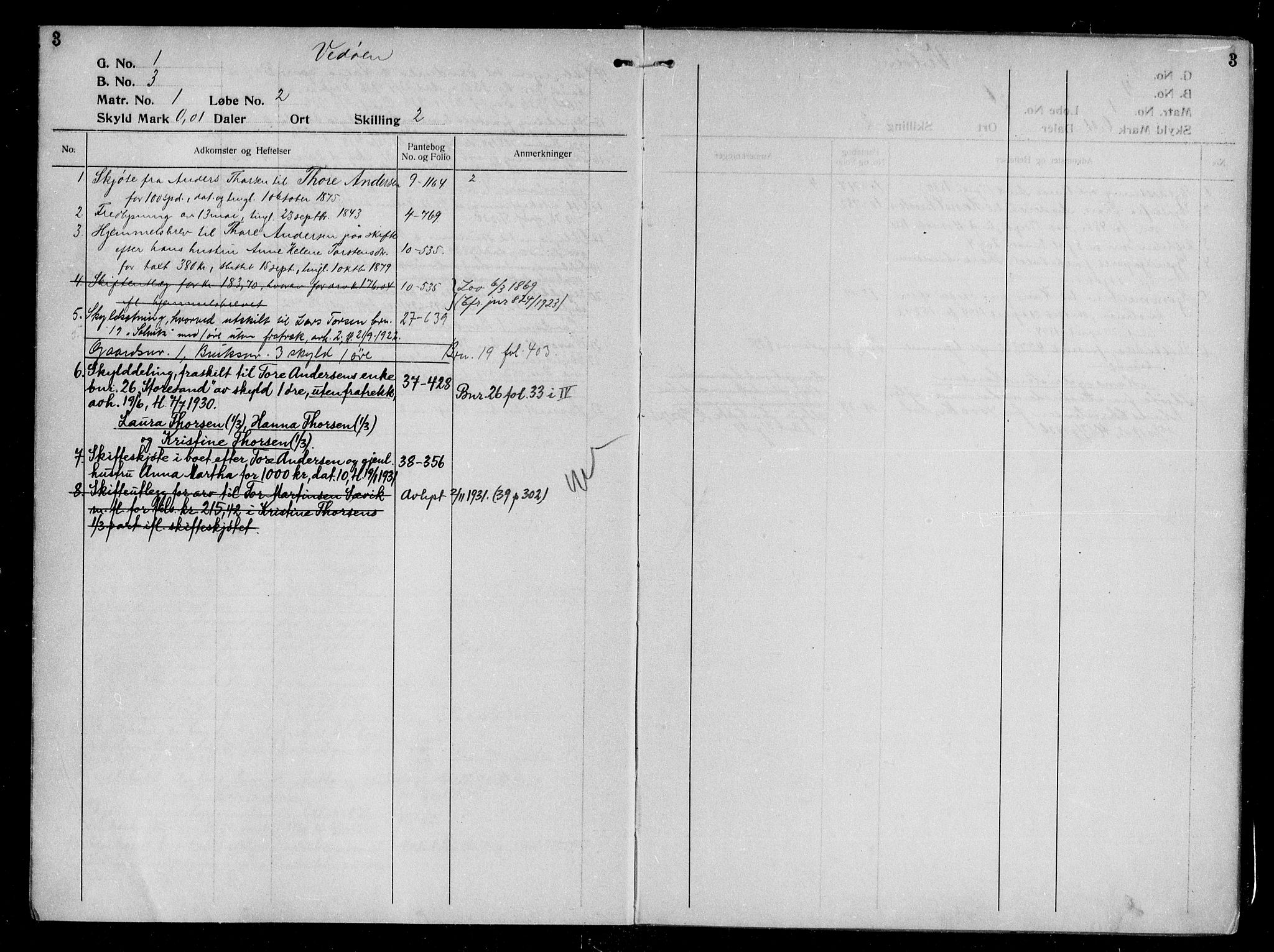Karmsund sorenskriveri, SAST/A-100311/01/II/IIA/L0036B: Mortgage register no. II AF 36B, 1913, p. 3