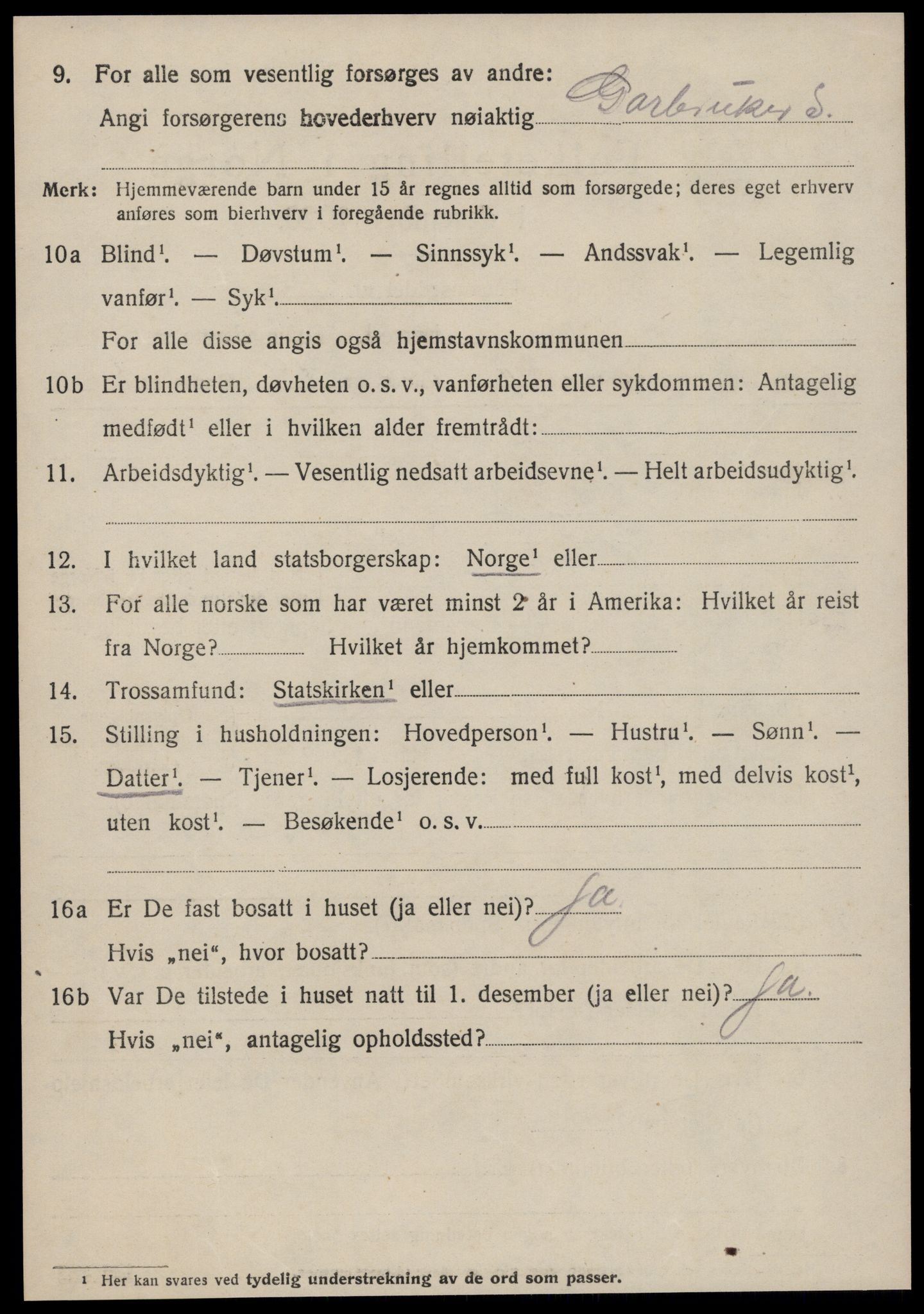 SAT, 1920 census for Ørskog, 1920, p. 4195