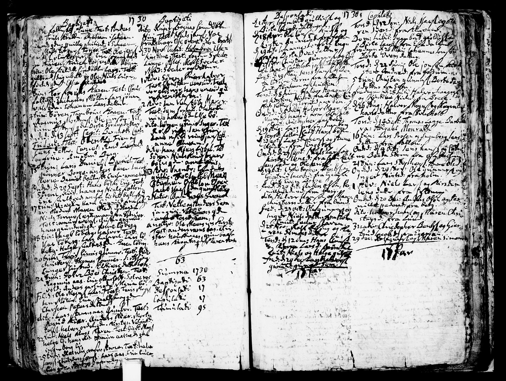 Gjerpen kirkebøker, AV/SAKO-A-265/F/Fa/L0001: Parish register (official) no. I 1, 1681-1746