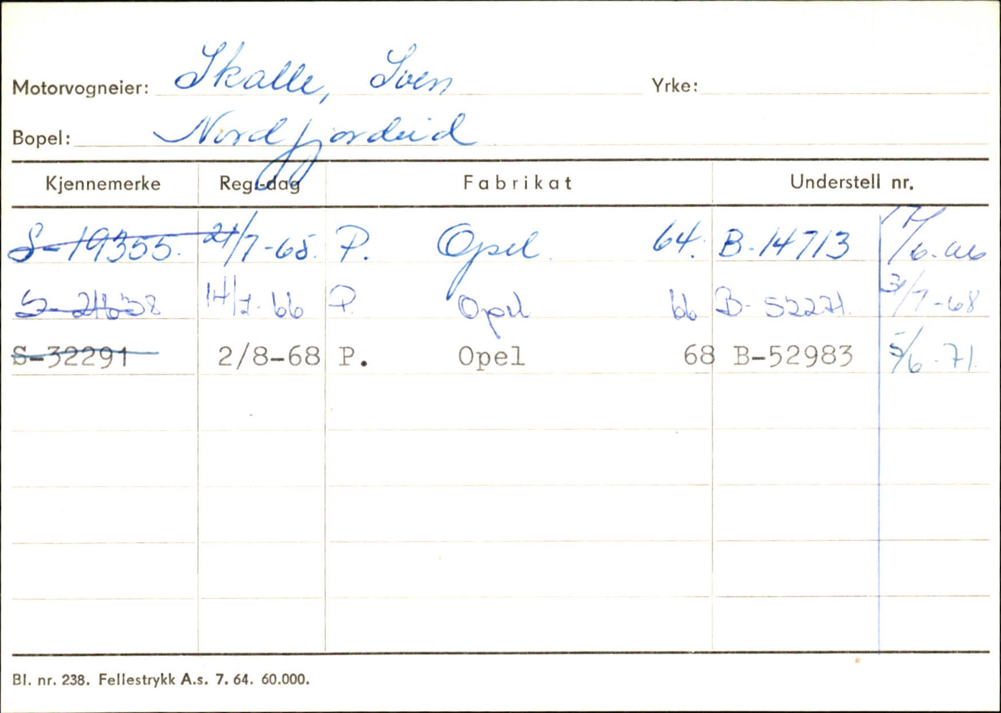 Statens vegvesen, Sogn og Fjordane vegkontor, SAB/A-5301/4/F/L0129: Eigarregistrer Eid A-S, 1945-1975, p. 2378