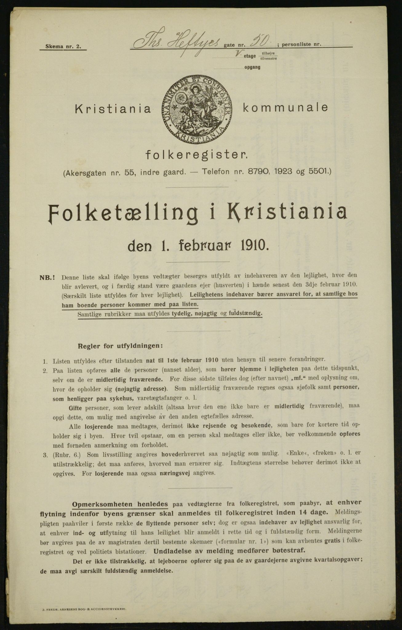 OBA, Municipal Census 1910 for Kristiania, 1910, p. 103653