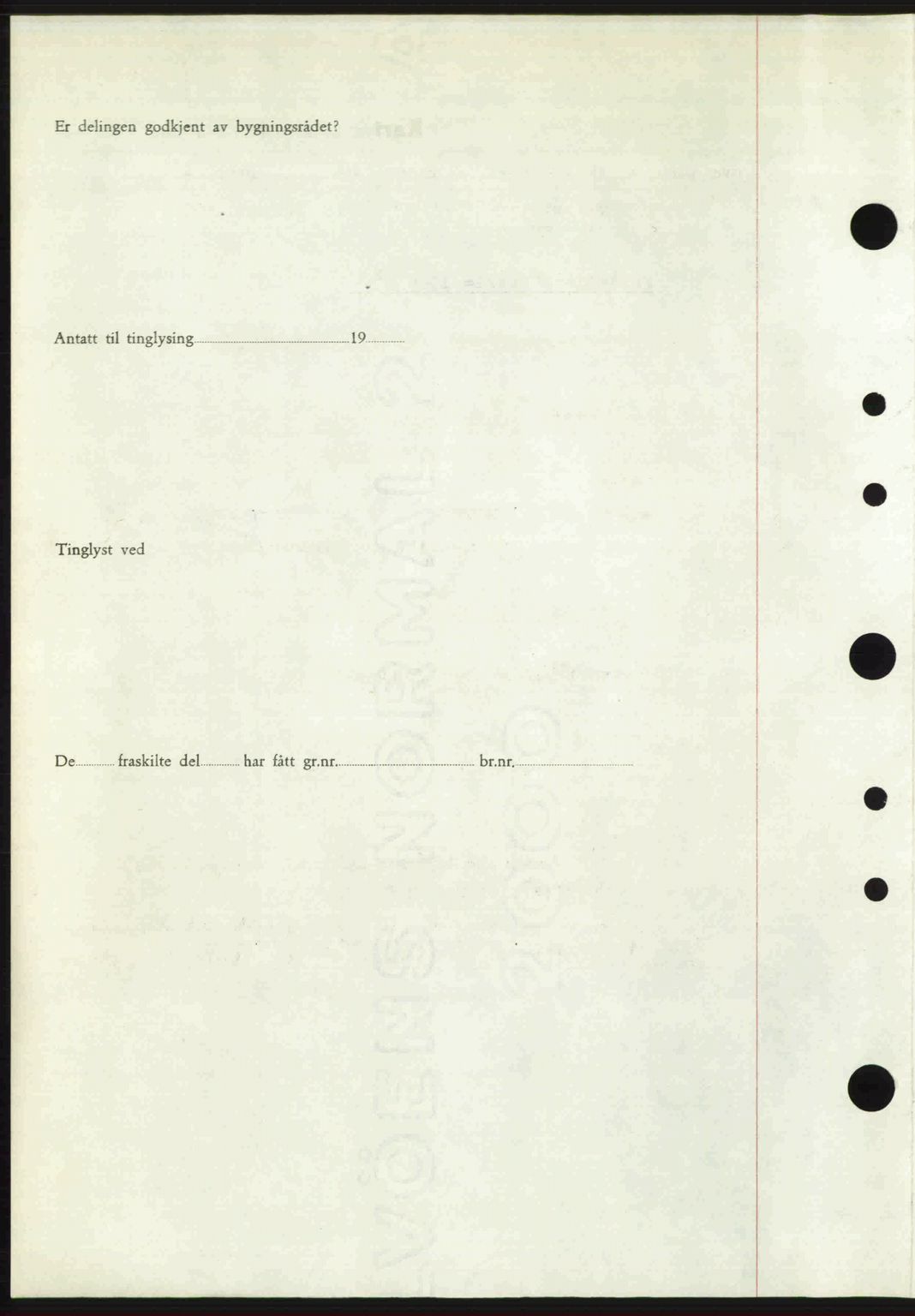 Nordre Sunnmøre sorenskriveri, AV/SAT-A-0006/1/2/2C/2Ca: Mortgage book no. A32, 1949-1949, Diary no: : 1873/1949